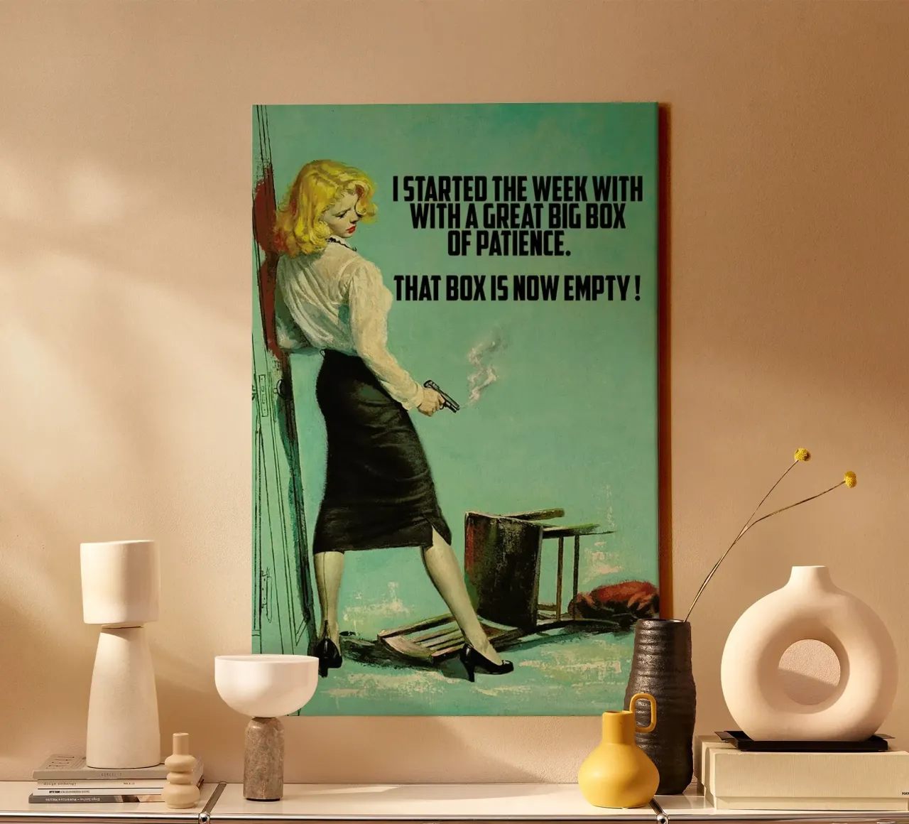 I Started The Week With canvas van Gallery Print and Art Limited