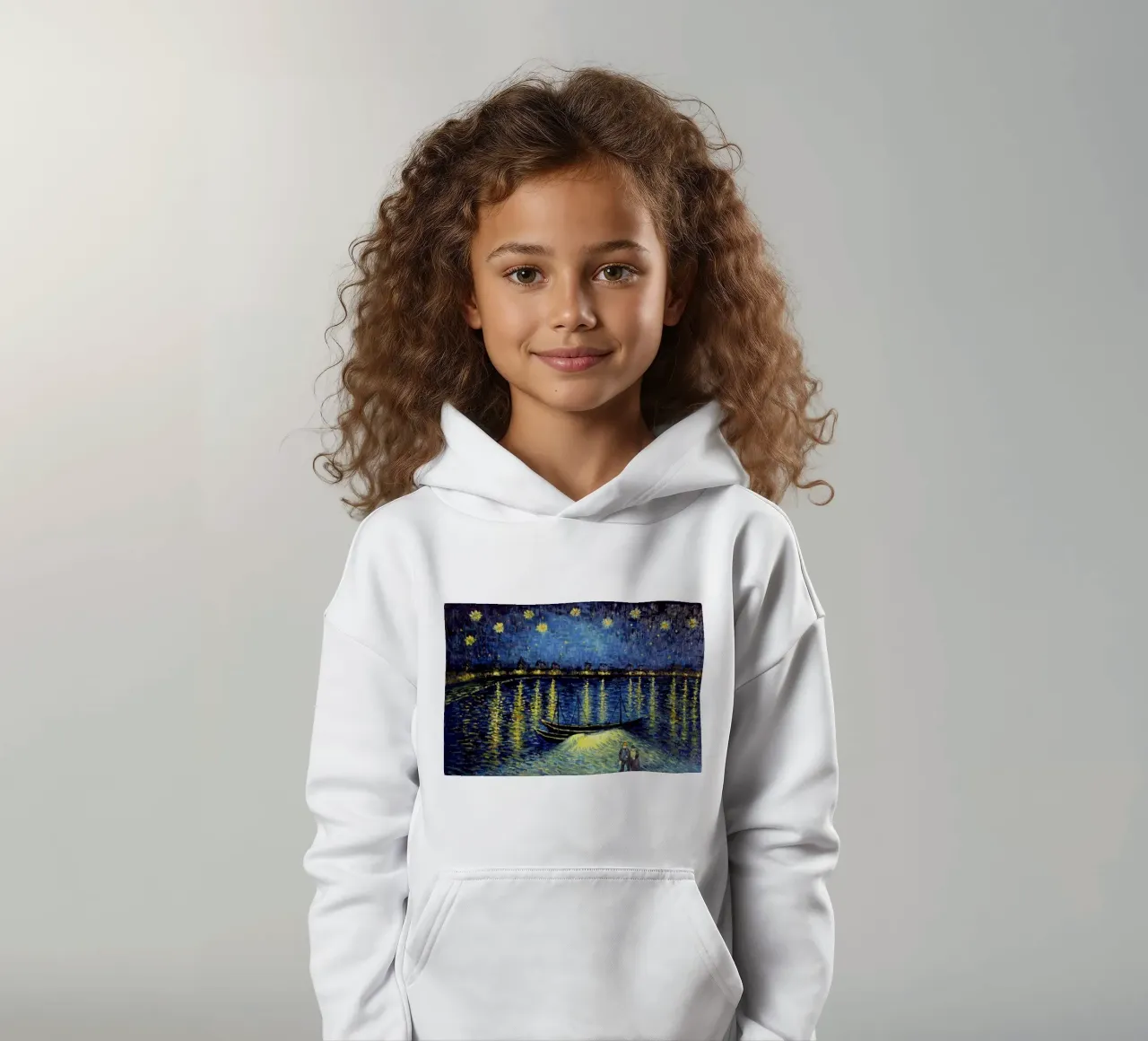 sternenklare Nacht Kinder Hoodie von Piper Shop Oke