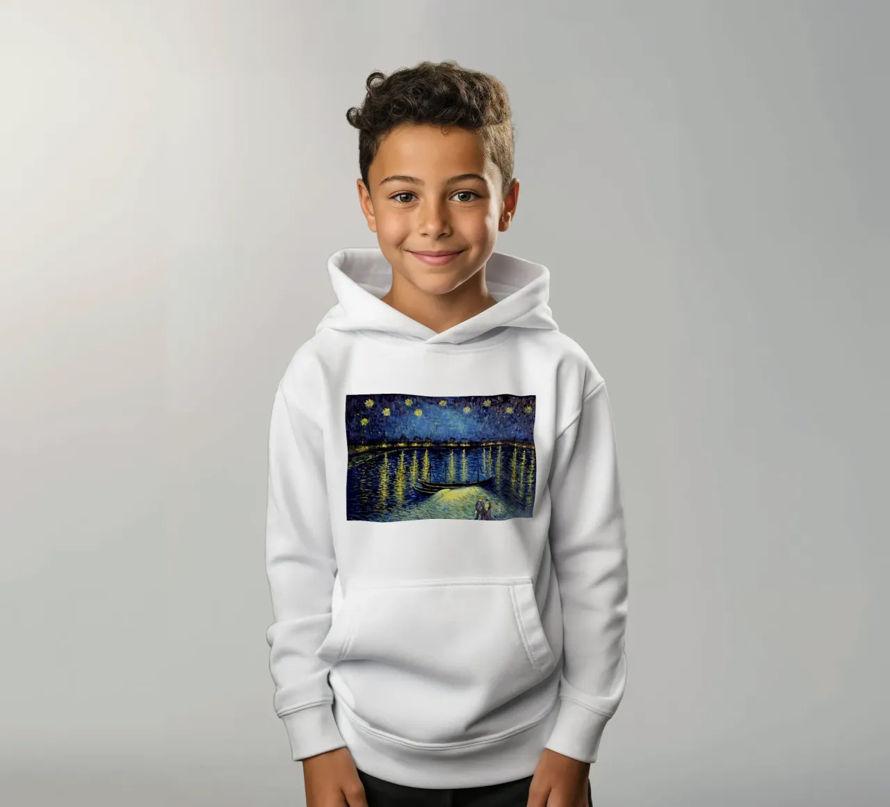 sternenklare Nacht Kinder Hoodie von Piper Shop Oke