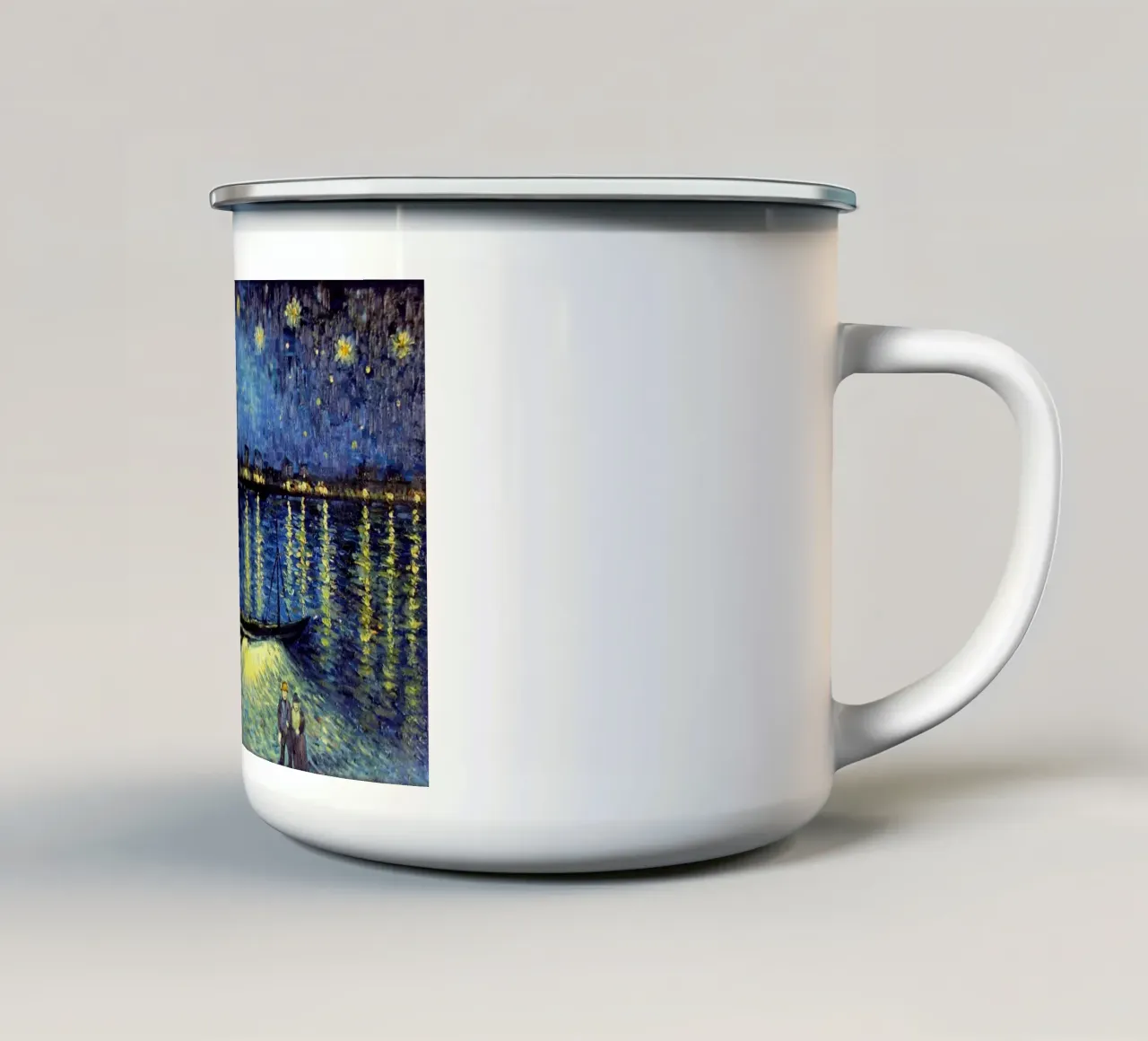 notte stellata tazza in smalto da Piper Shop Oke