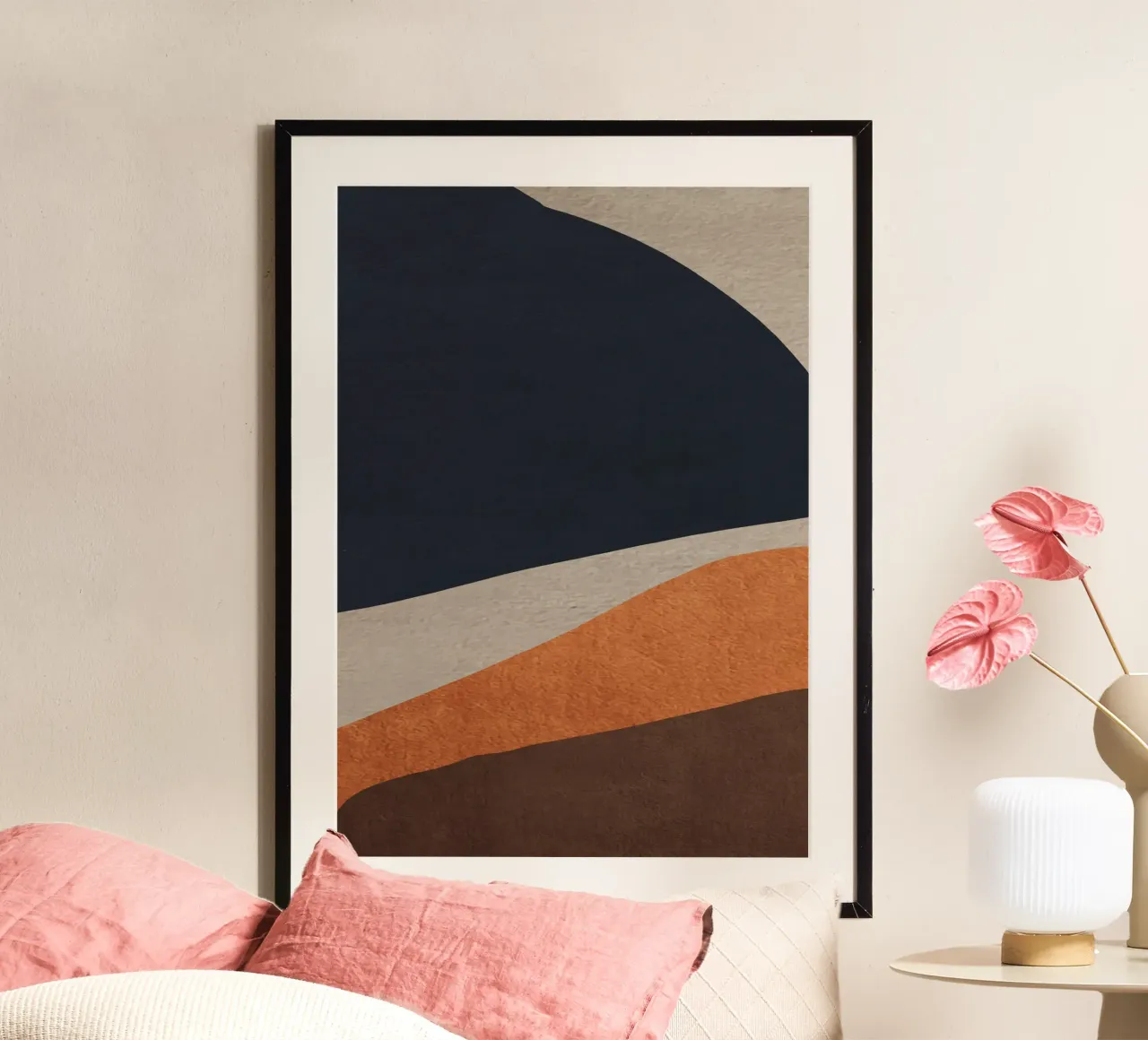 abstract art shapes 2 poster da vintageshop