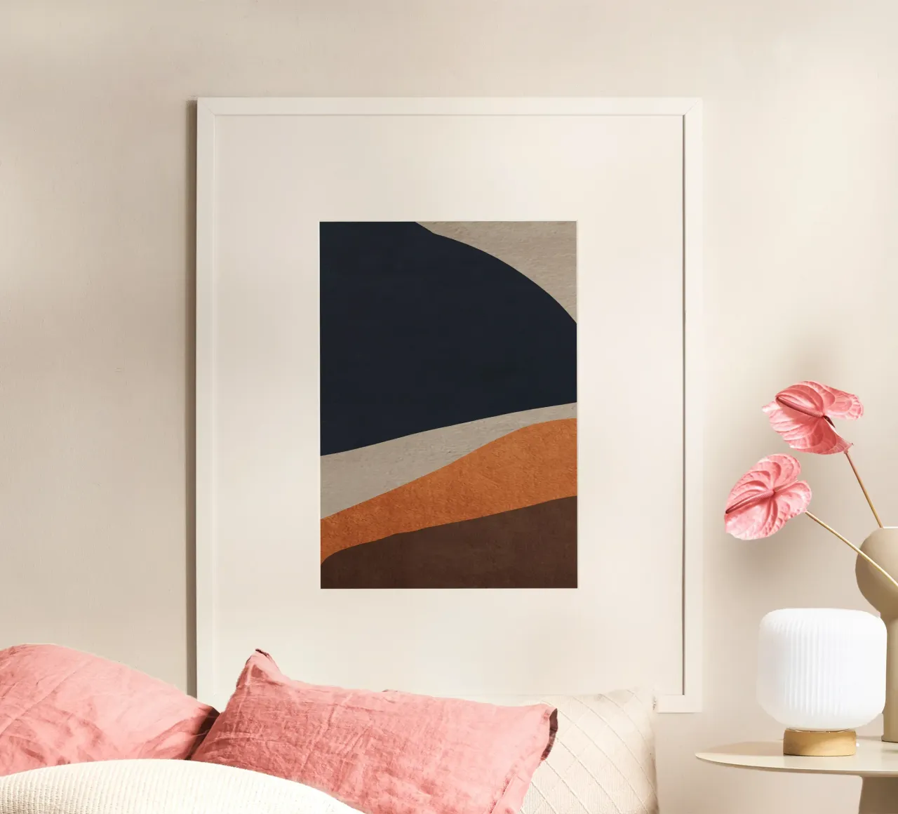 abstract art shapes 2 poster da vintageshop