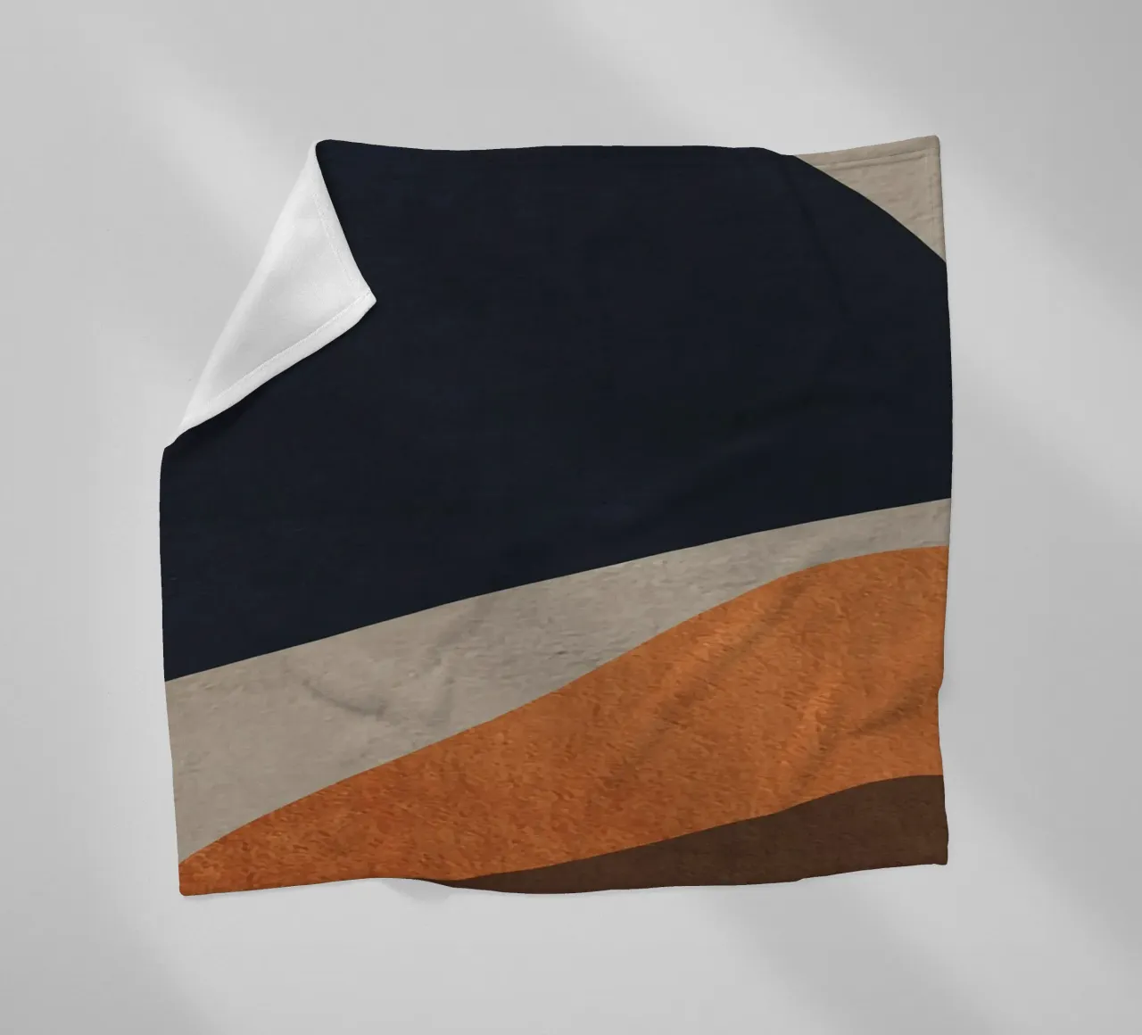 abstract art shapes 2 coperta in pile da vintageshop