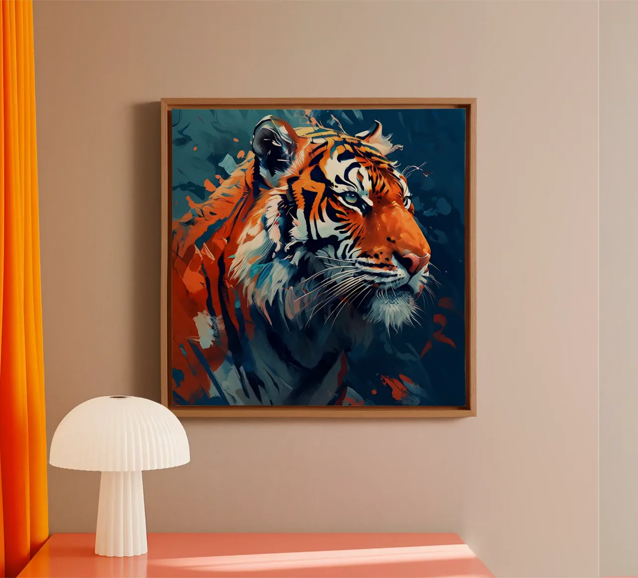 Tiger_Style_F_1 canvas by Tierisch bunt by LK