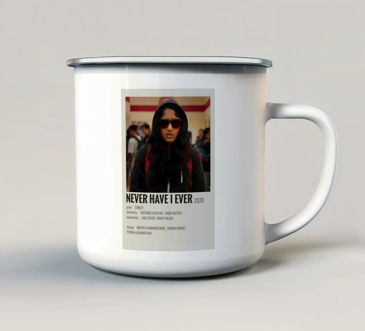 NEVER HAVE I EVER 2020 tazza in smalto da MVFminimalist
