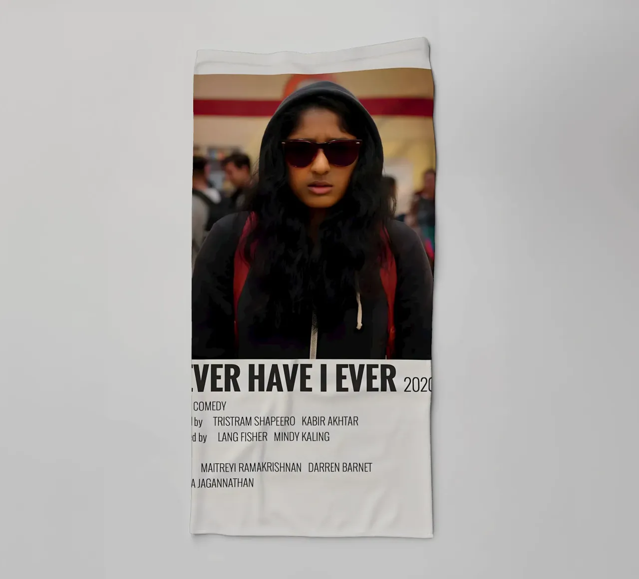 NEVER HAVE I EVER 2020 asciugamano da bagno da MVFminimalist