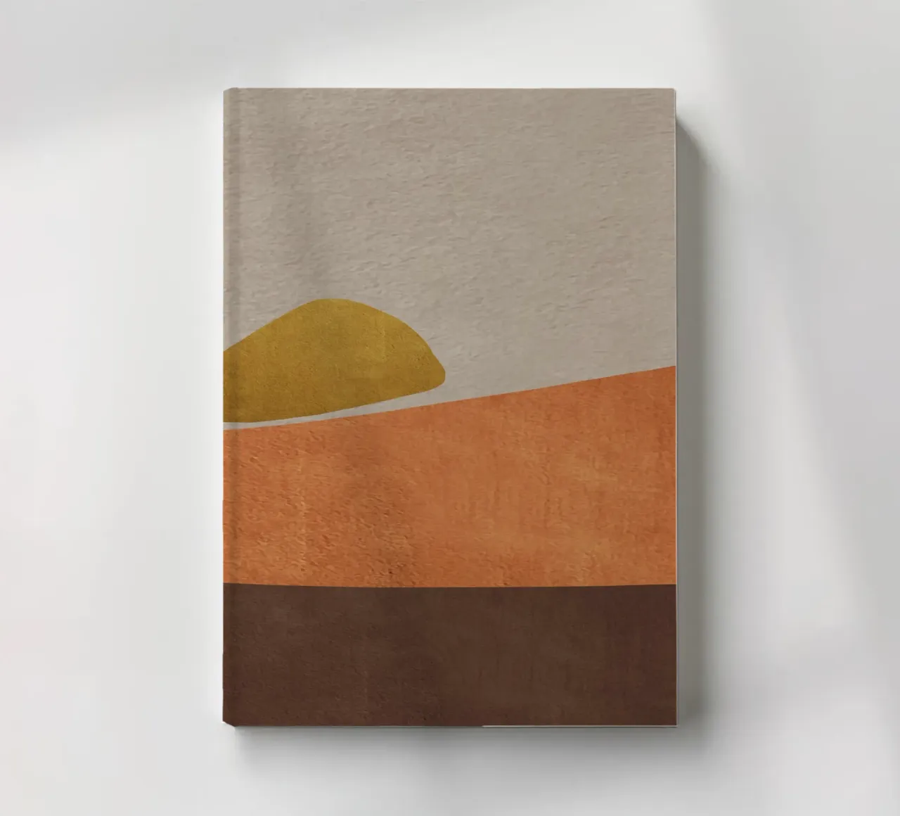 abstract art shapes 3 notebook by vintageshop