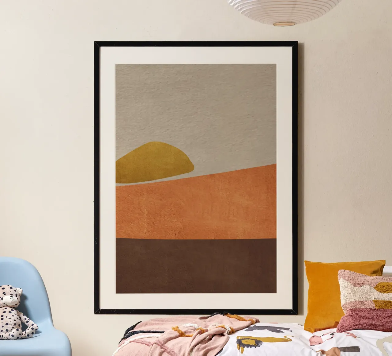 abstract art shapes 3 poster da vintageshop