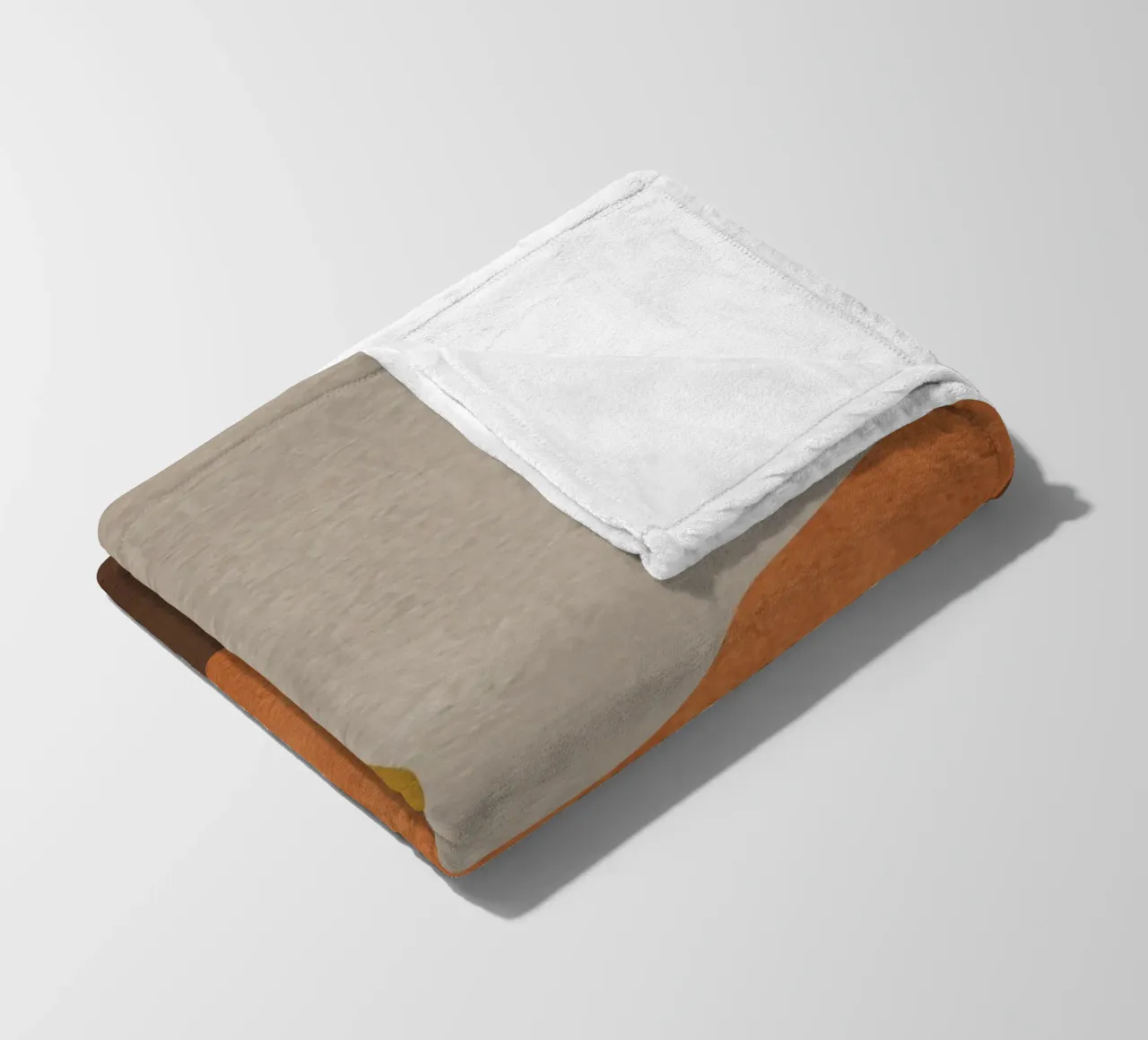 abstract art shapes 3 coperta in pile da vintageshop