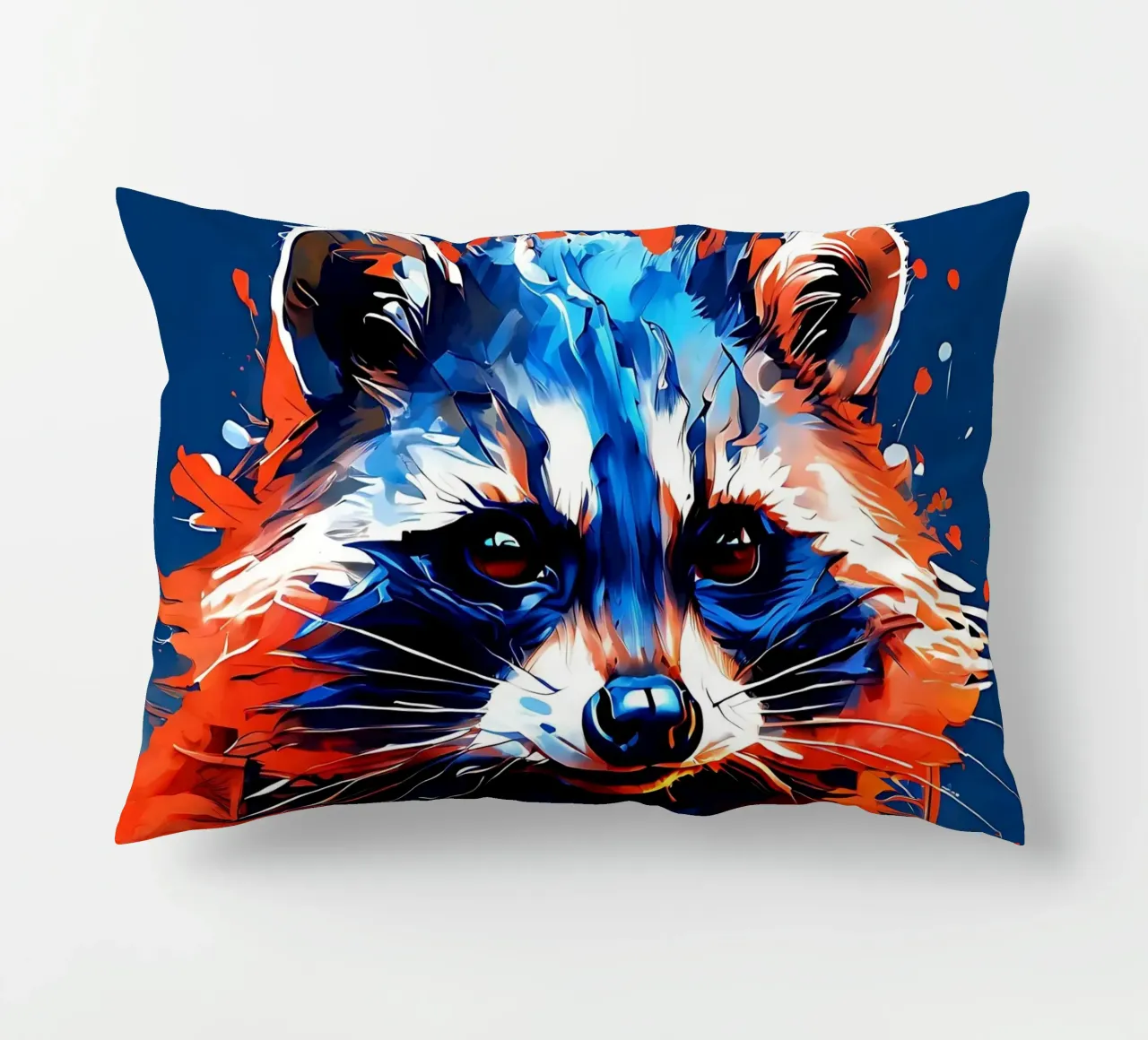 Procione_Stile_F_1 cuscino da Tierisch bunt by LK