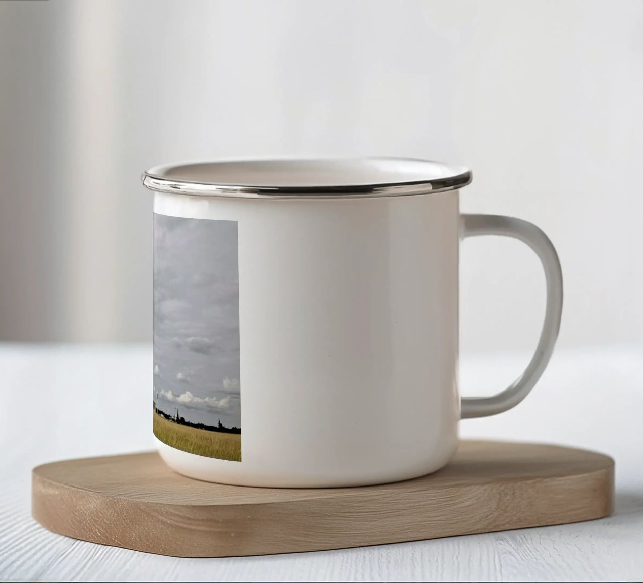 Tempelhof tazza in smalto da Marc Gruninger
