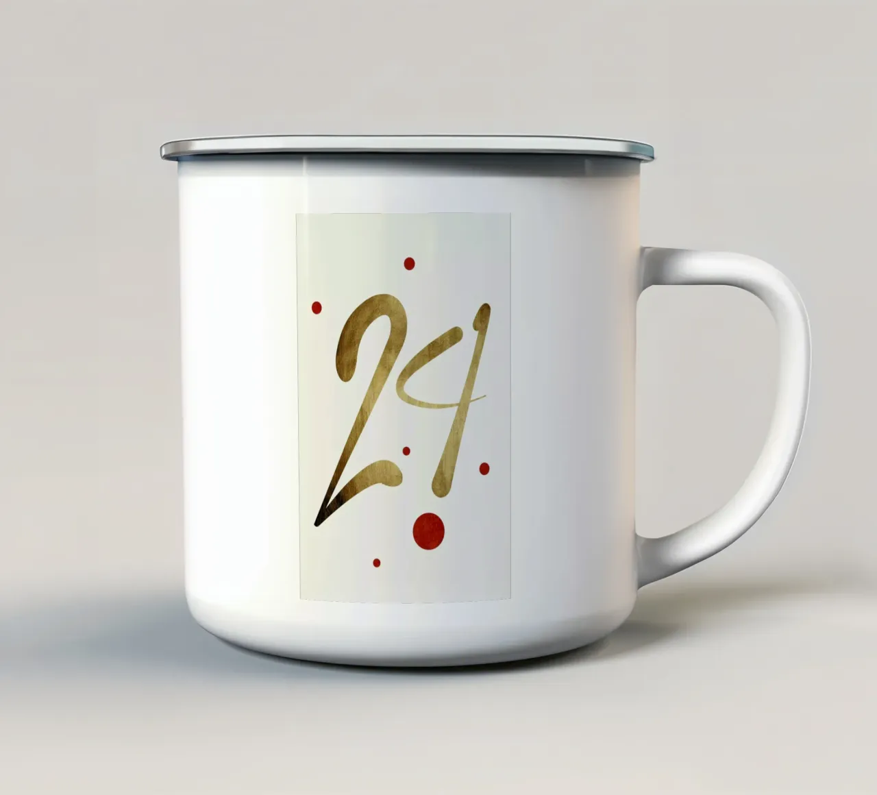 24 Days Of Glory tazza in smalto da Kubistika