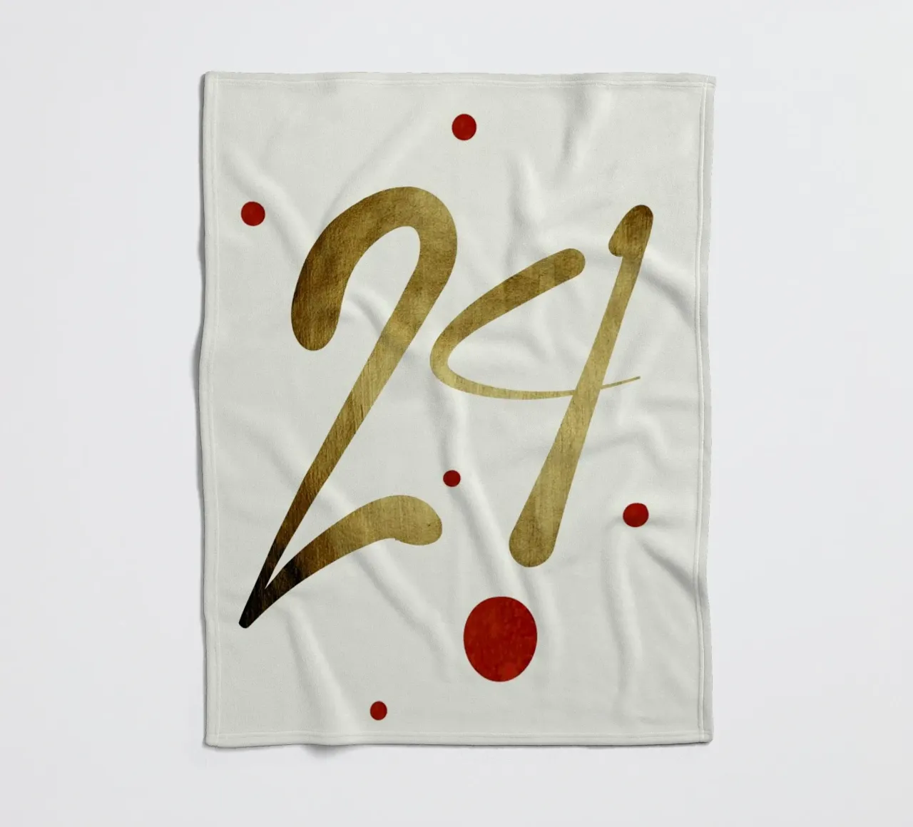 24 Days Of Glory fleece blanket by Kubistika