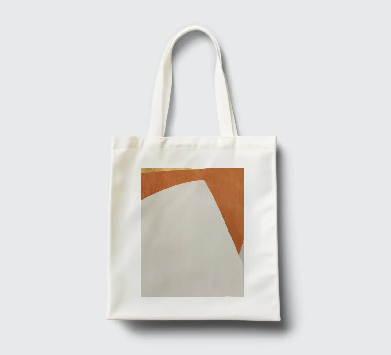 abstract art shapes 4 borsa in juta da vintageshop