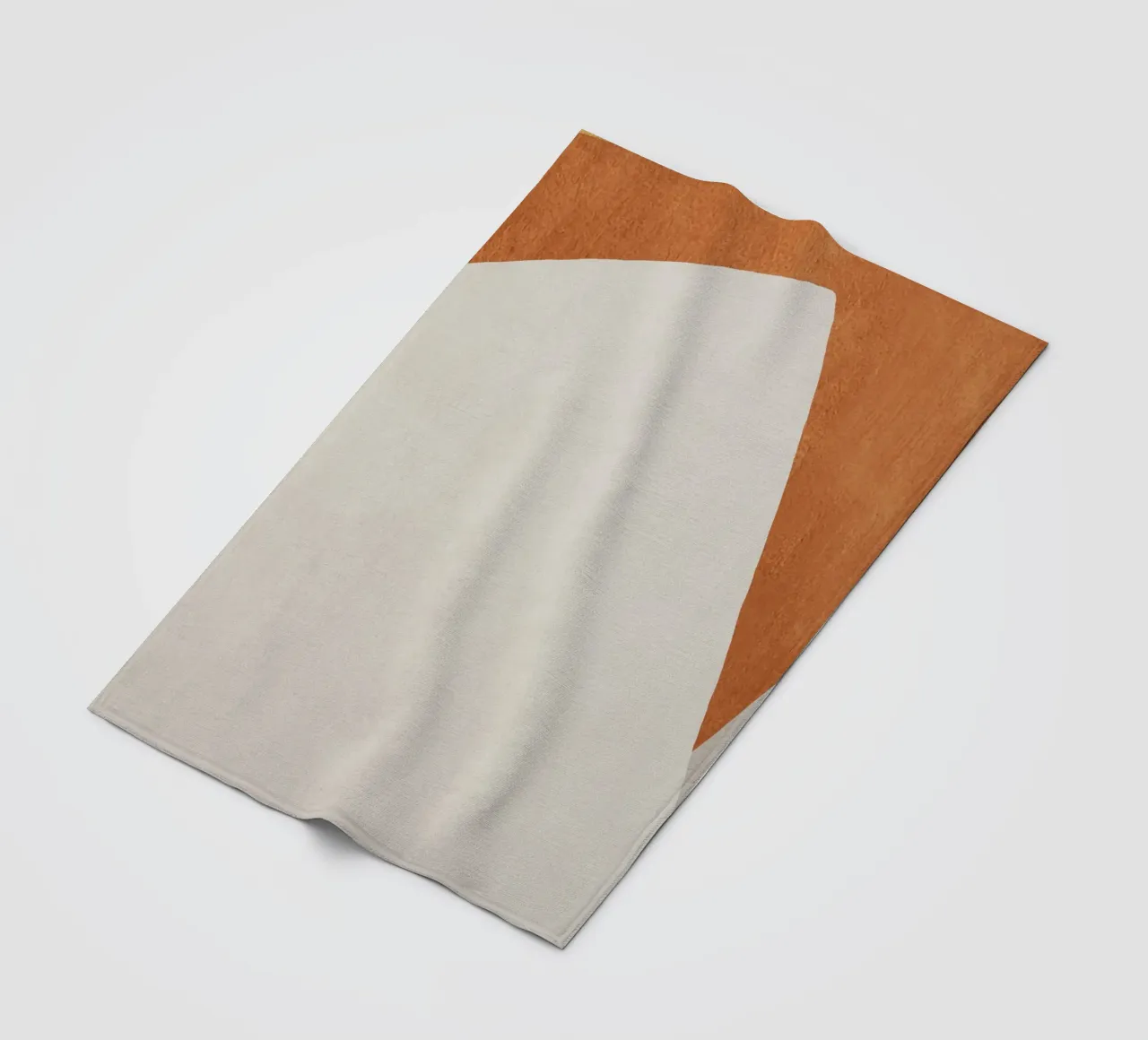 abstract art shapes 4 coperta in pile da vintageshop