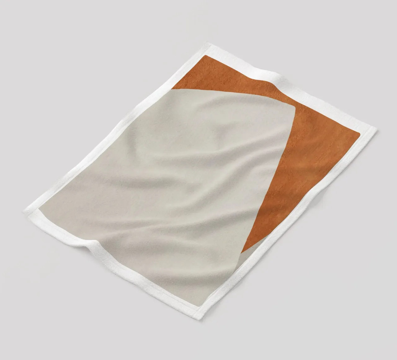 abstract art shapes 4 coperta in pile da vintageshop