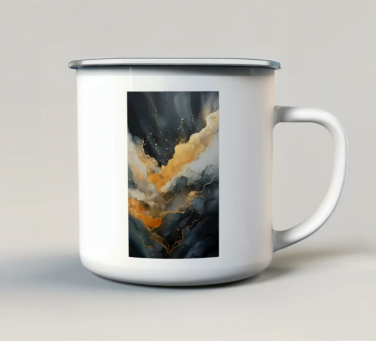 Arte da parete di Imagine tazza in smalto da Imagine