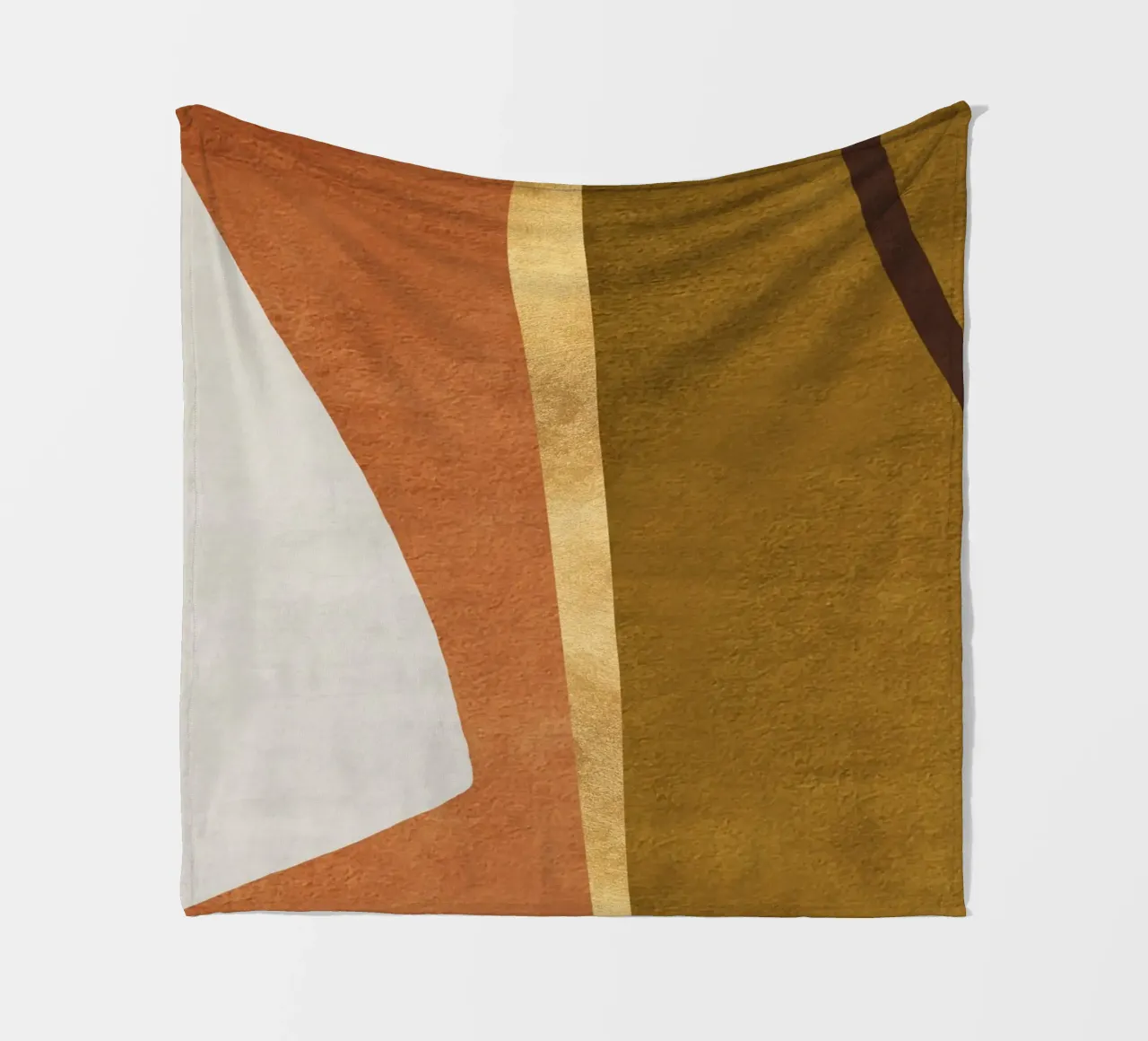 abstract art shapes 5 coperta in pile da vintageshop