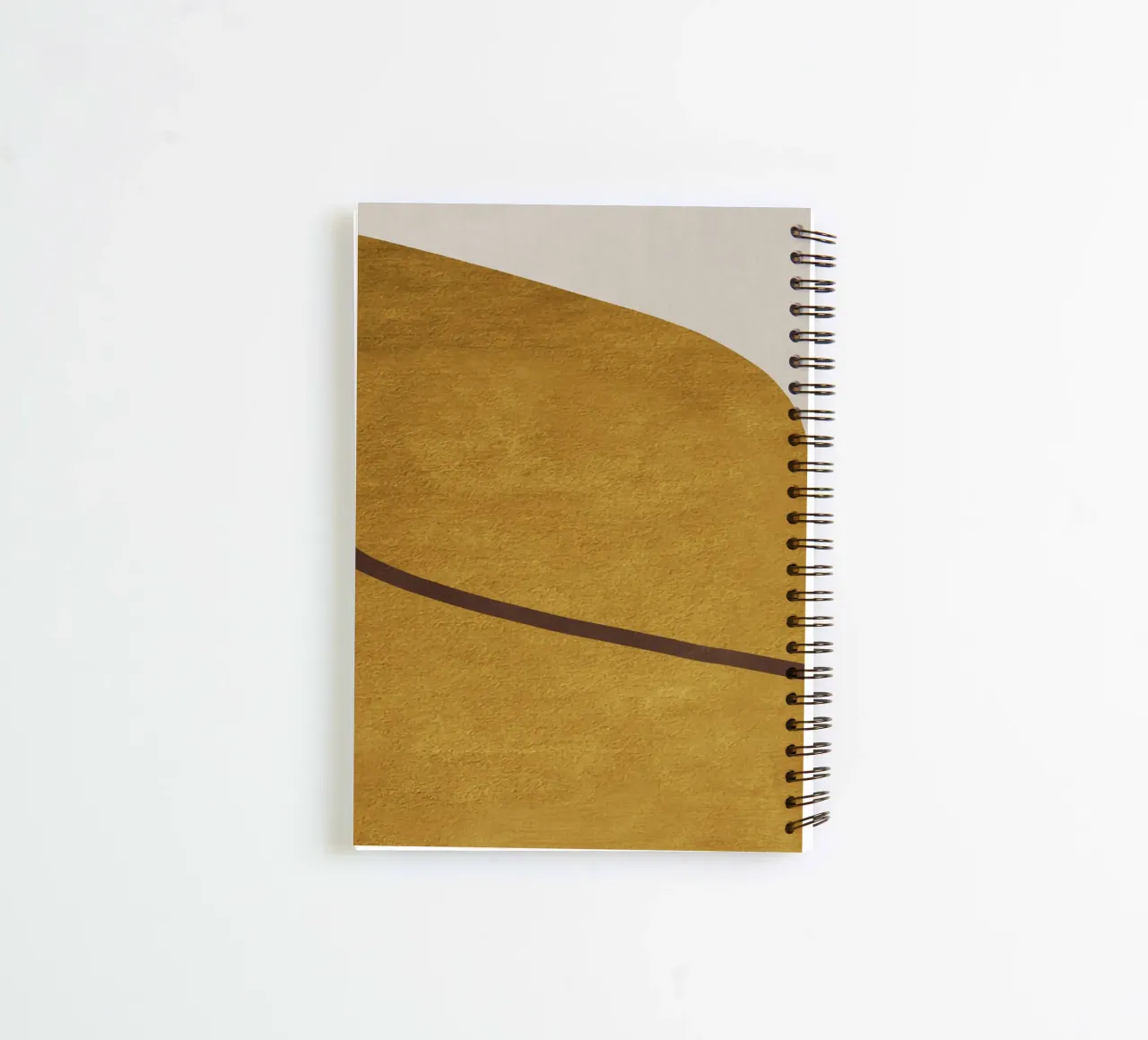 abstract art shapes 6 spiral notebook by vintageshop
