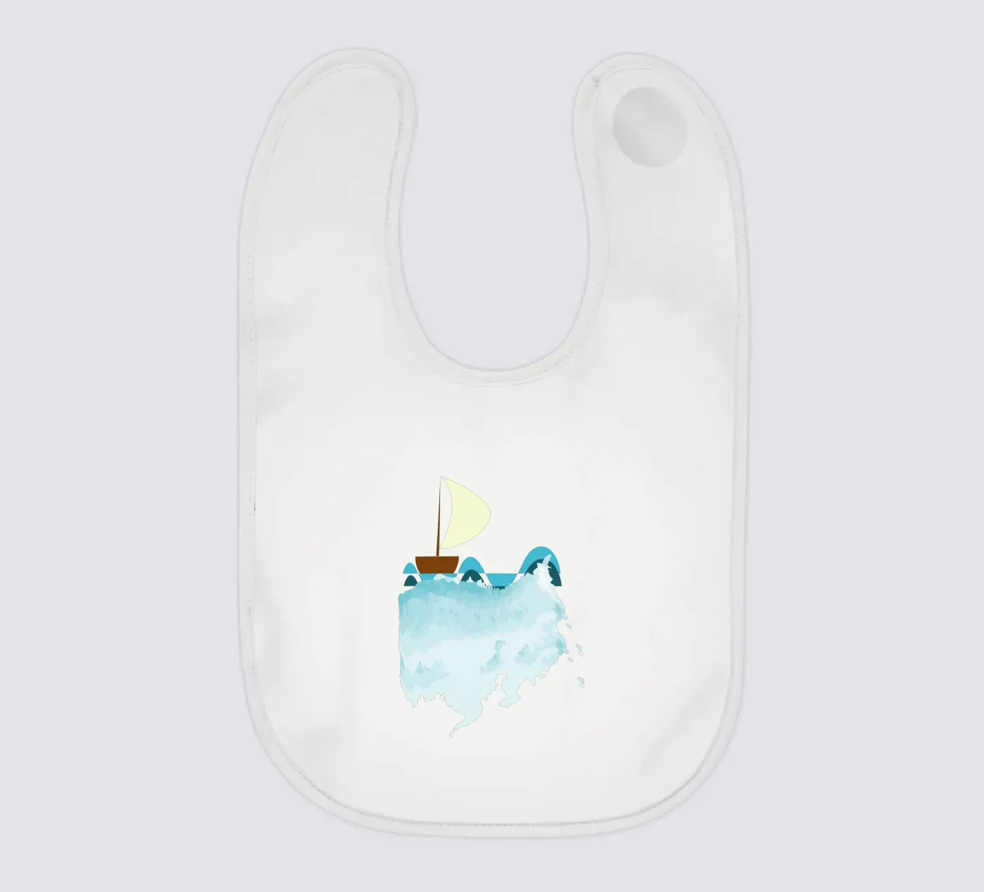 Sailing boat Babylätzchen von Design Plaisirs