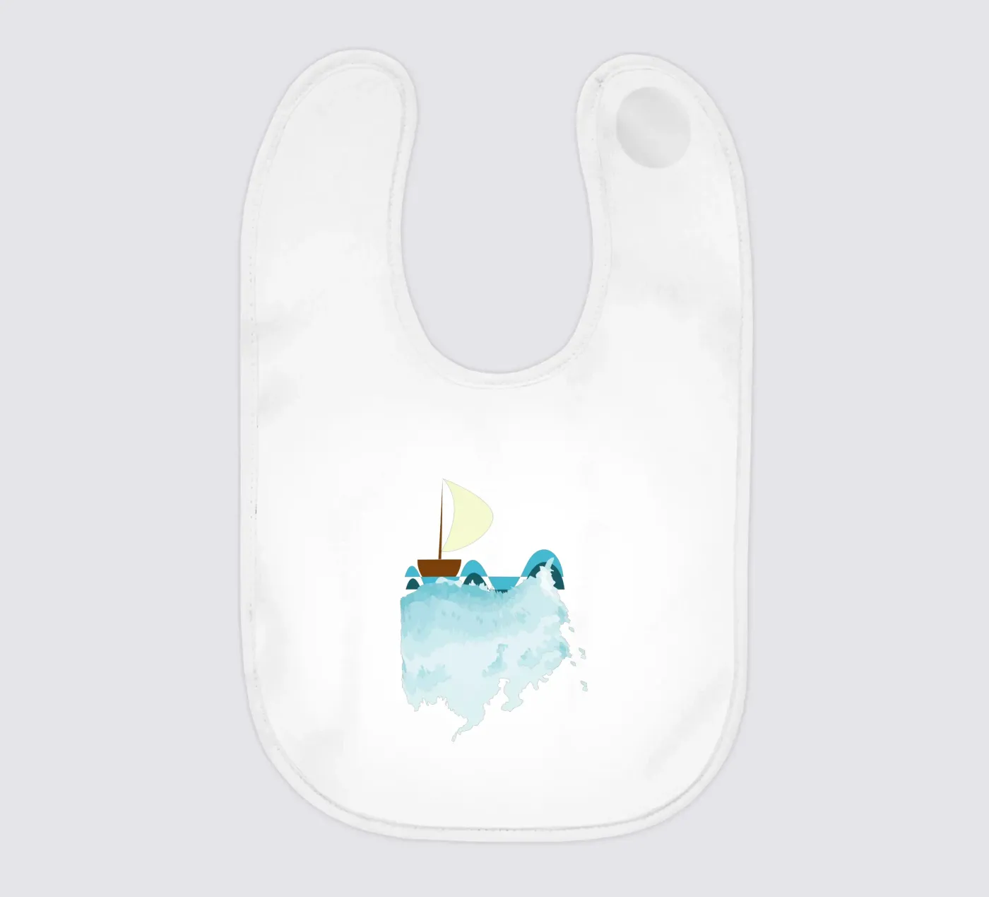 Sailing boat Babylätzchen von Design Plaisirs