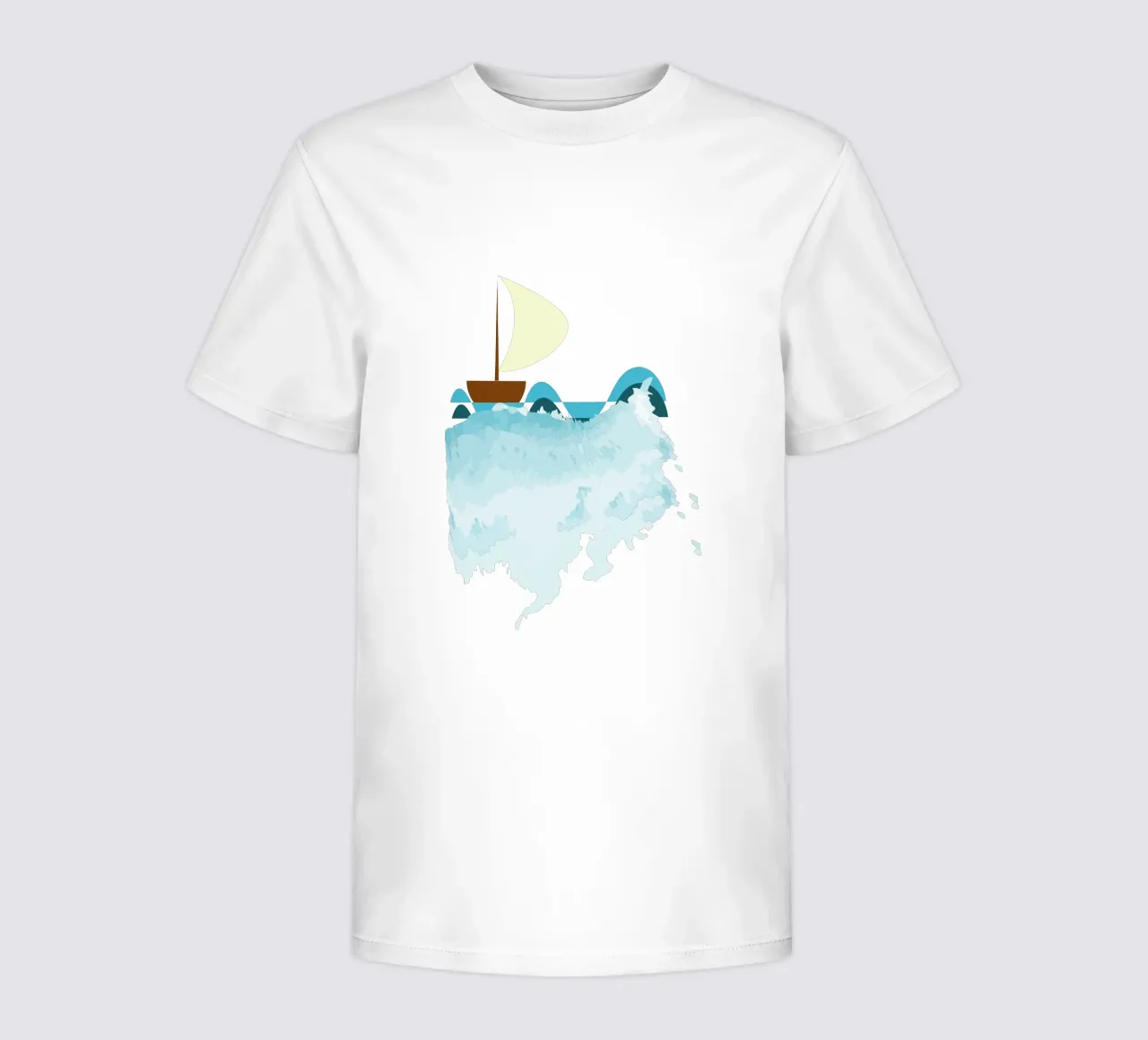 Sailing boat kids t-shirt by Design Plaisirs
