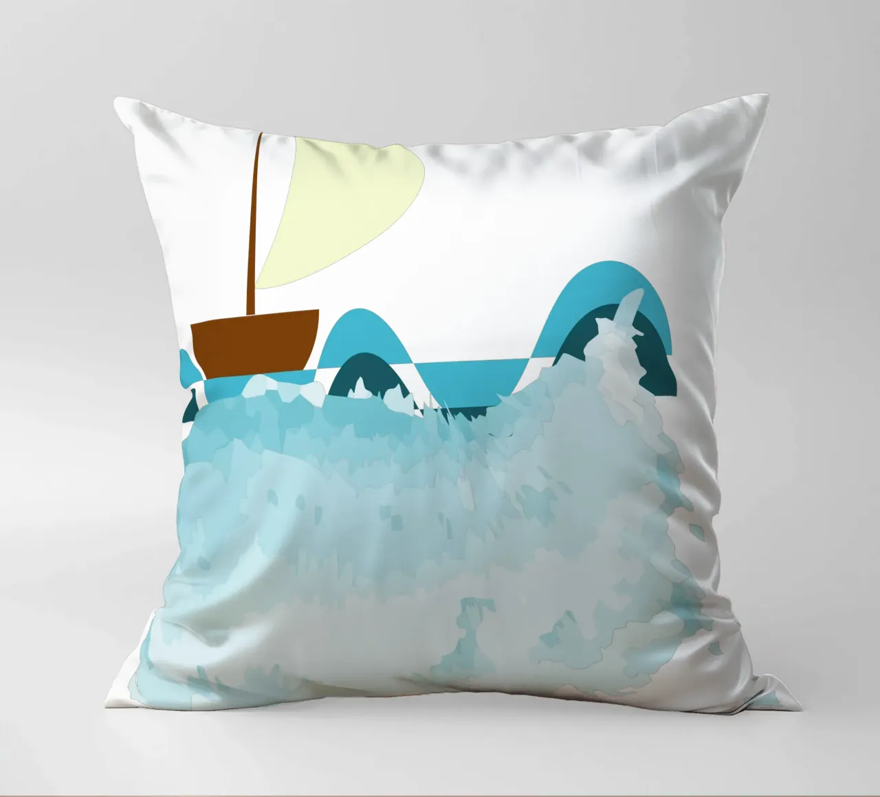 Barca a vela cuscino da Design Plaisirs