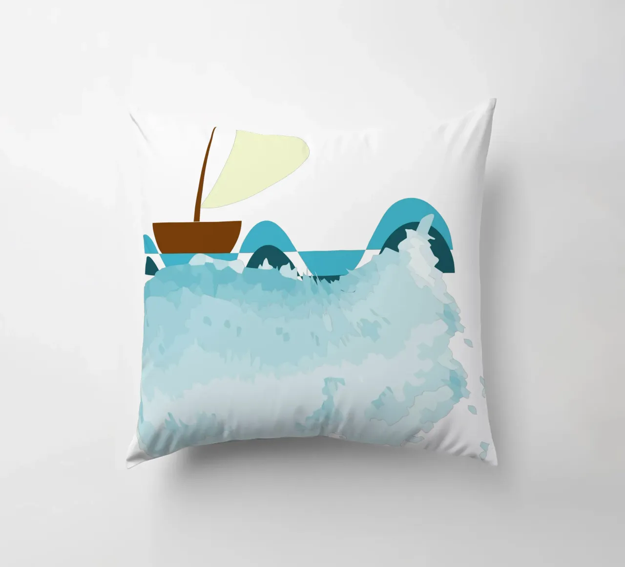 Barca a vela cuscino da Design Plaisirs