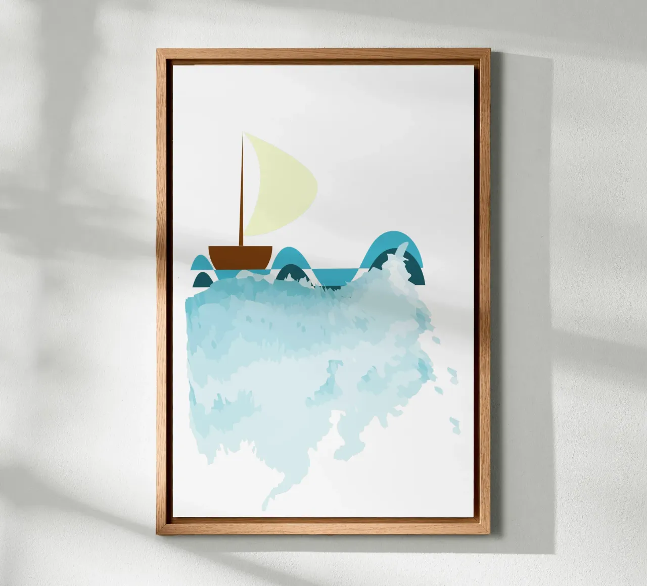 Sailing boat alu-dibond by Design Plaisirs