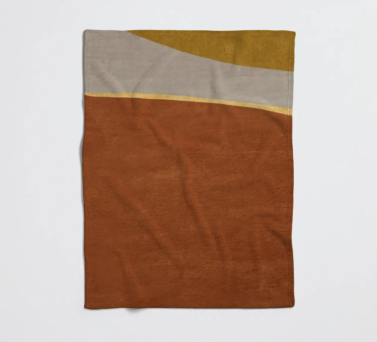 abstract art shapes 7 coperta in pile da vintageshop