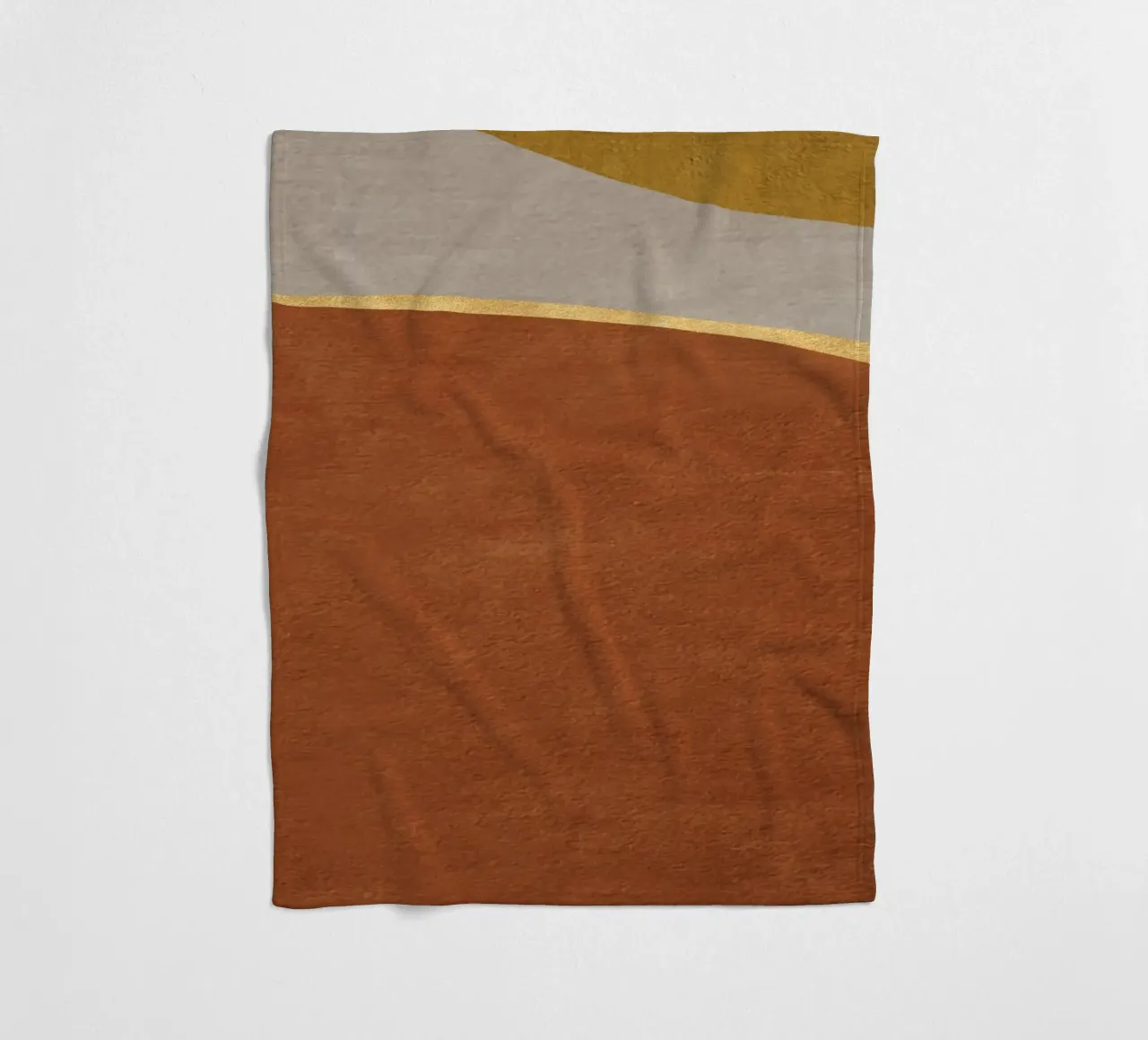 abstract art shapes 7 coperta in pile da vintageshop