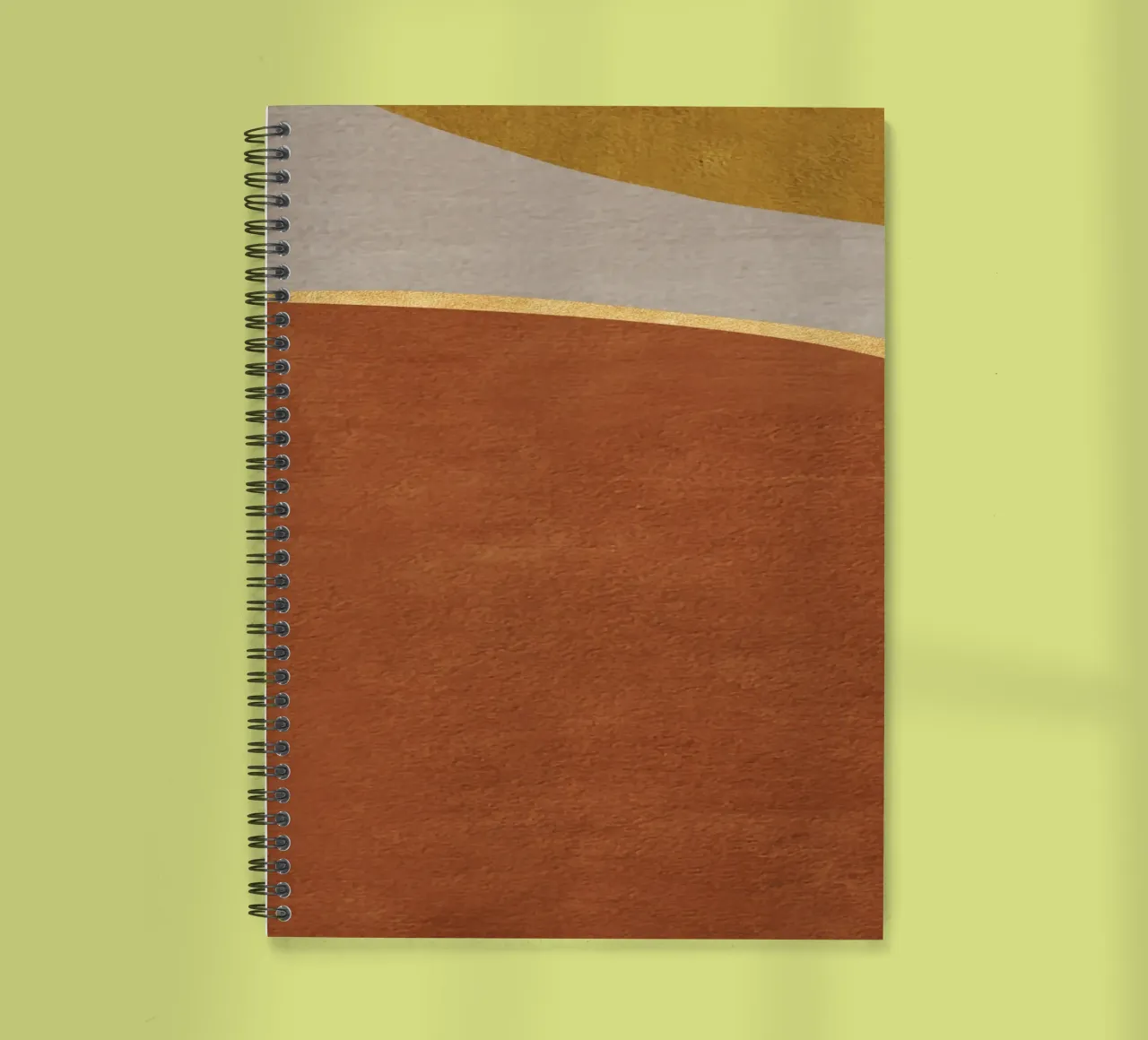 abstract art shapes 7 spiral notebook by vintageshop