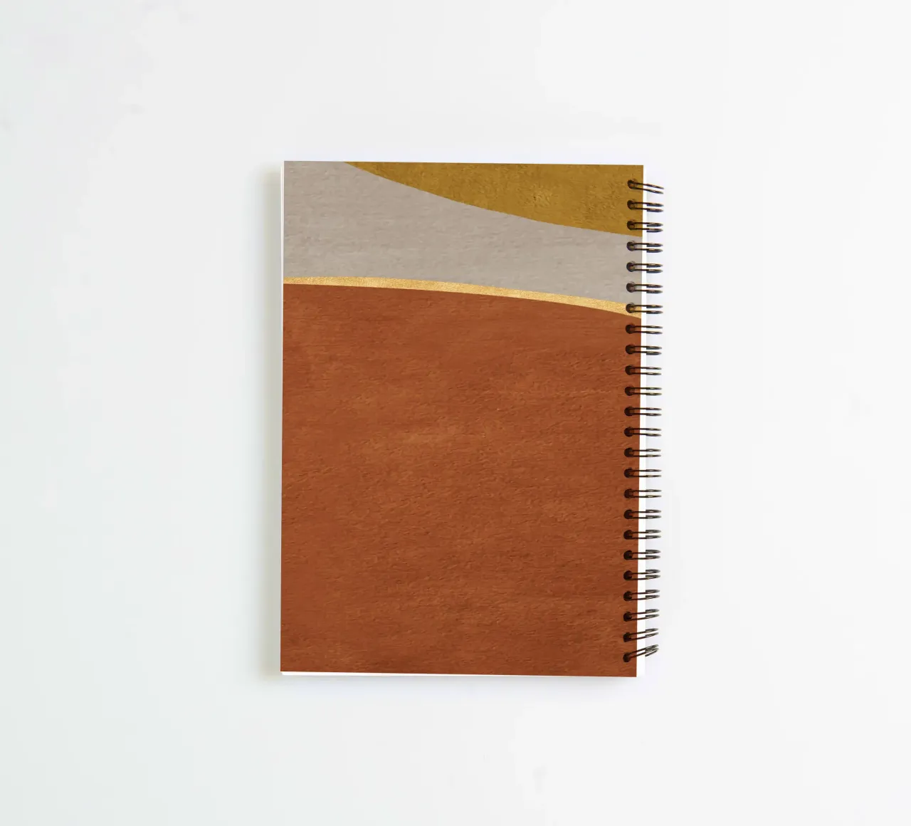abstract art shapes 7 spiral notebook by vintageshop