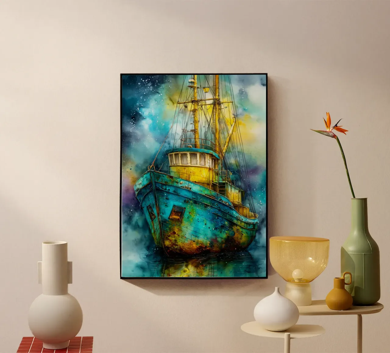 Barca da pesca plexiglass da Justyna Jaszke JBJart