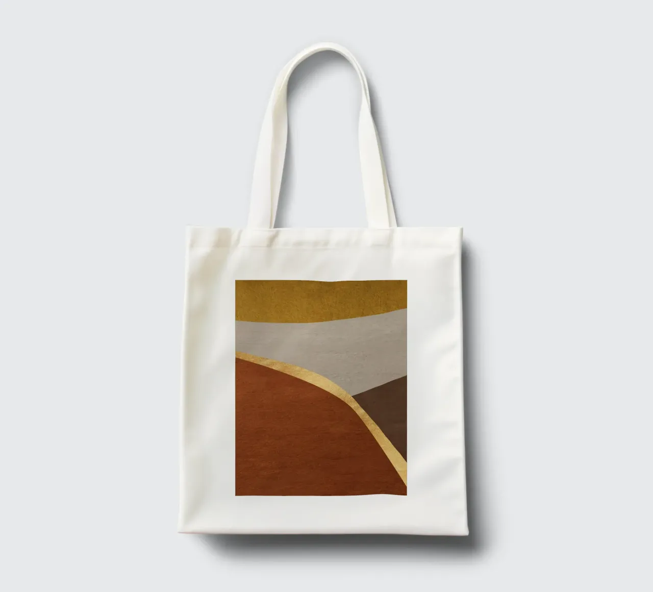 abstract art shapes 8 borsa in juta da vintageshop