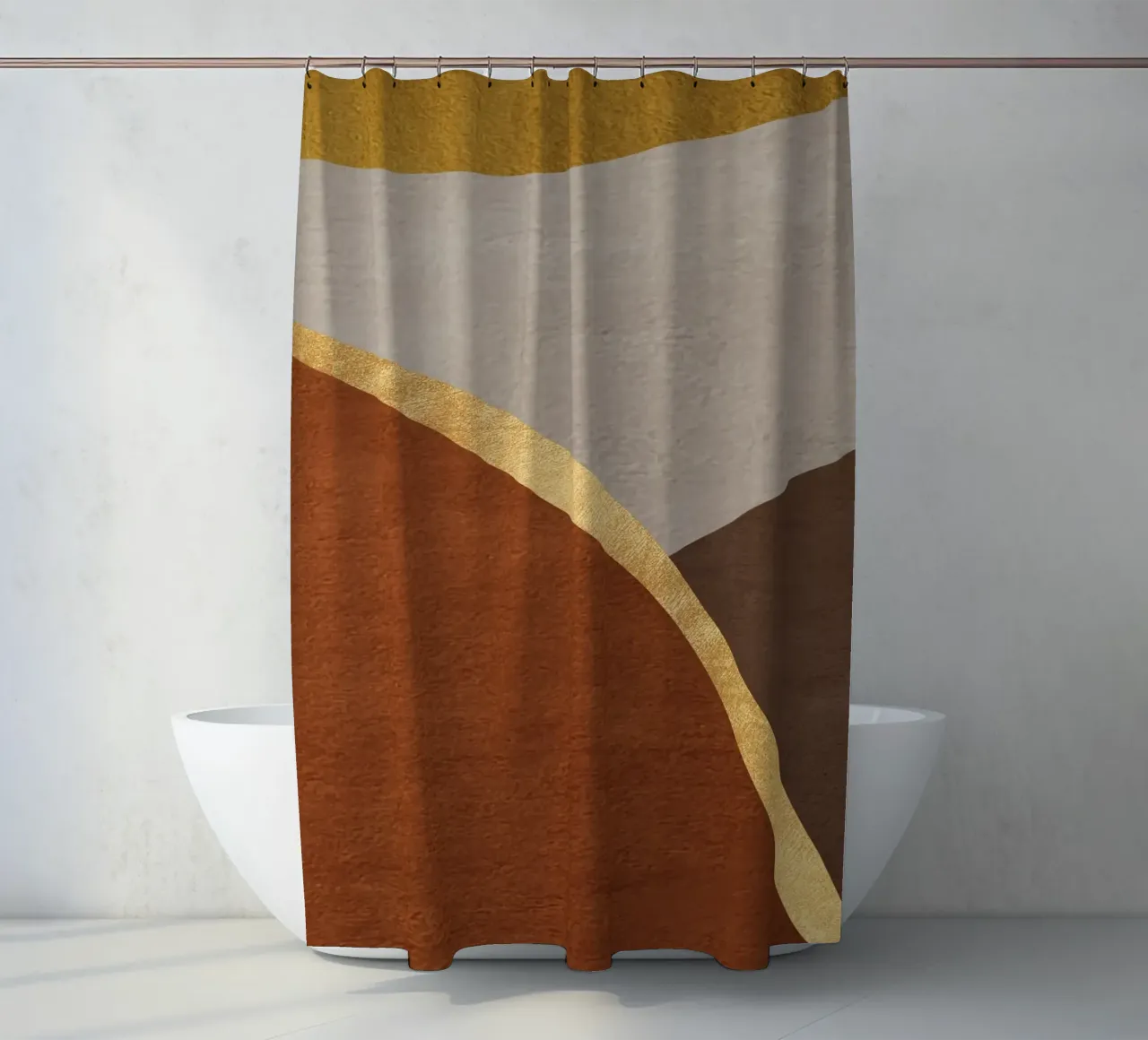 abstract art shapes 8 tenda da doccia da vintageshop