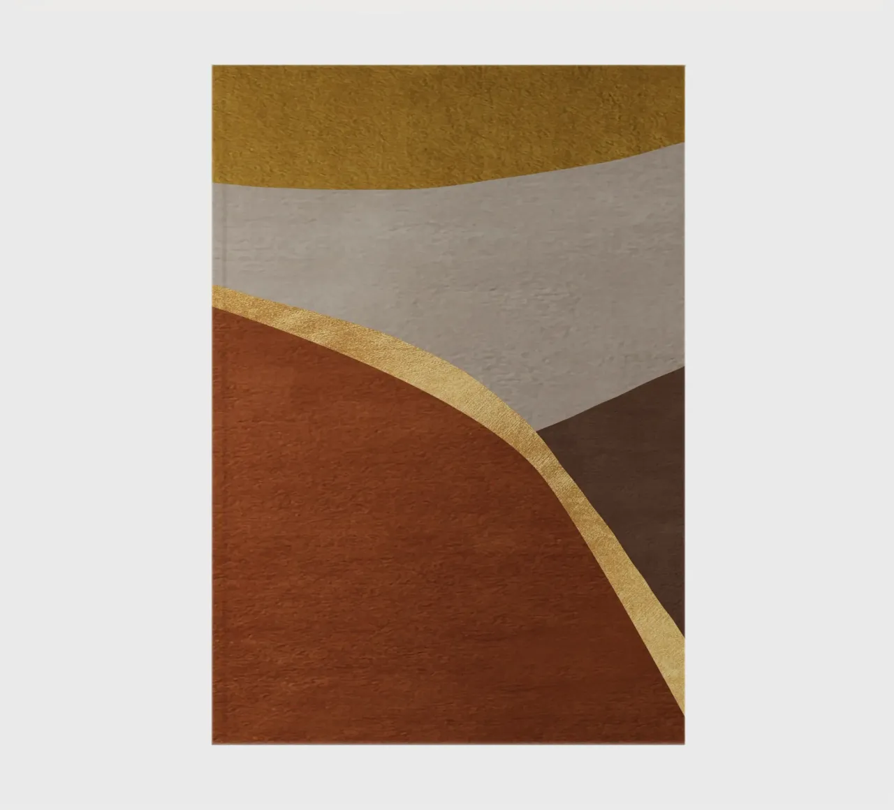 abstract art shapes 8 notebook by vintageshop