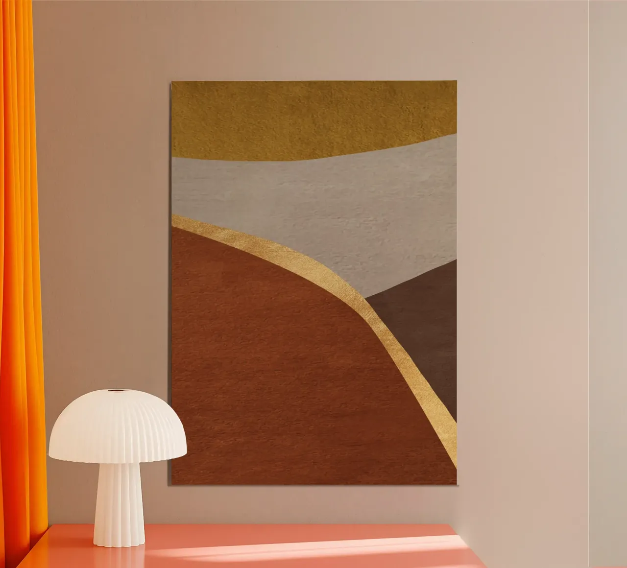 abstract art shapes 8 alluminio dibond da vintageshop