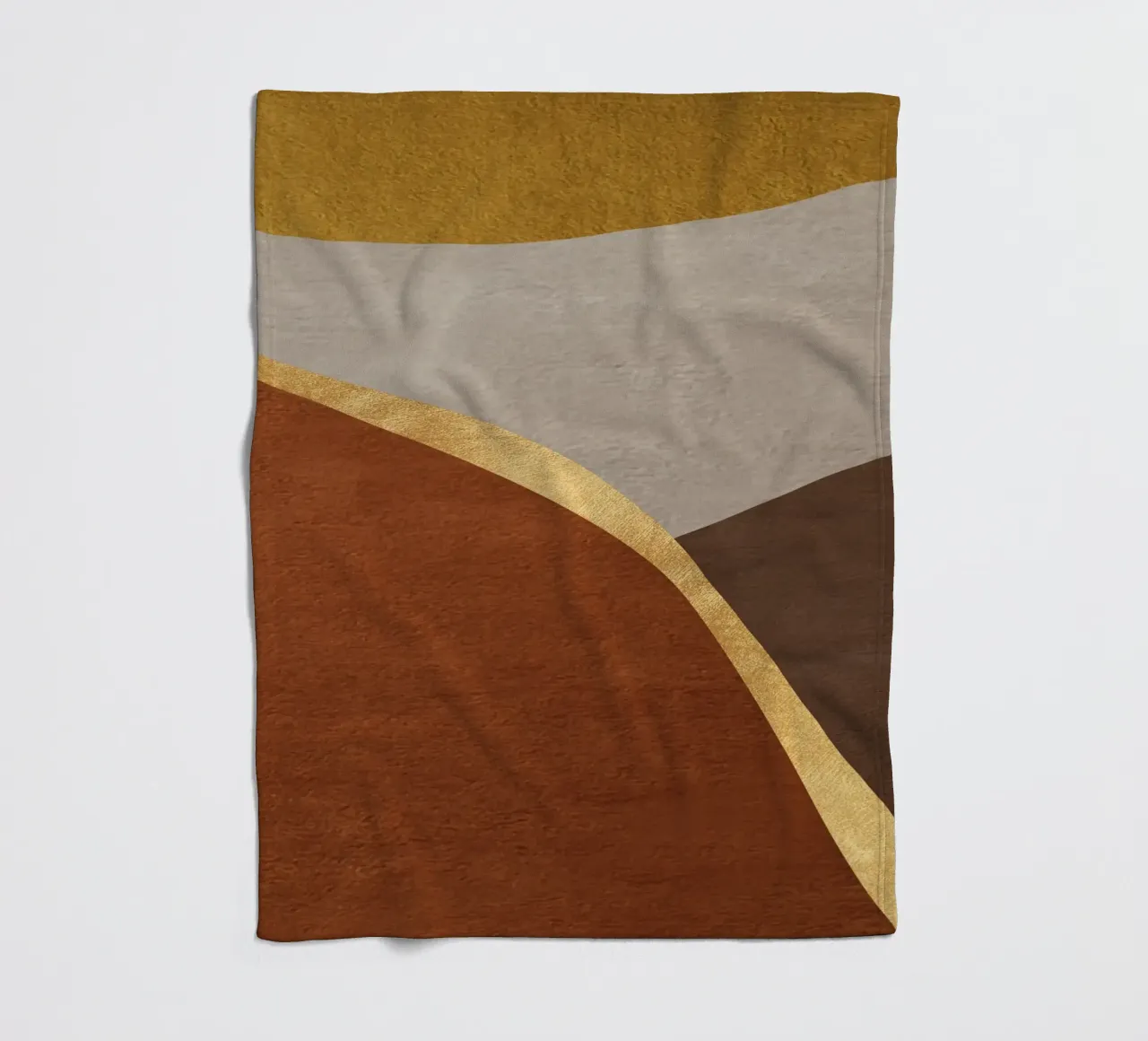 abstract art shapes 8 coperta in pile da vintageshop