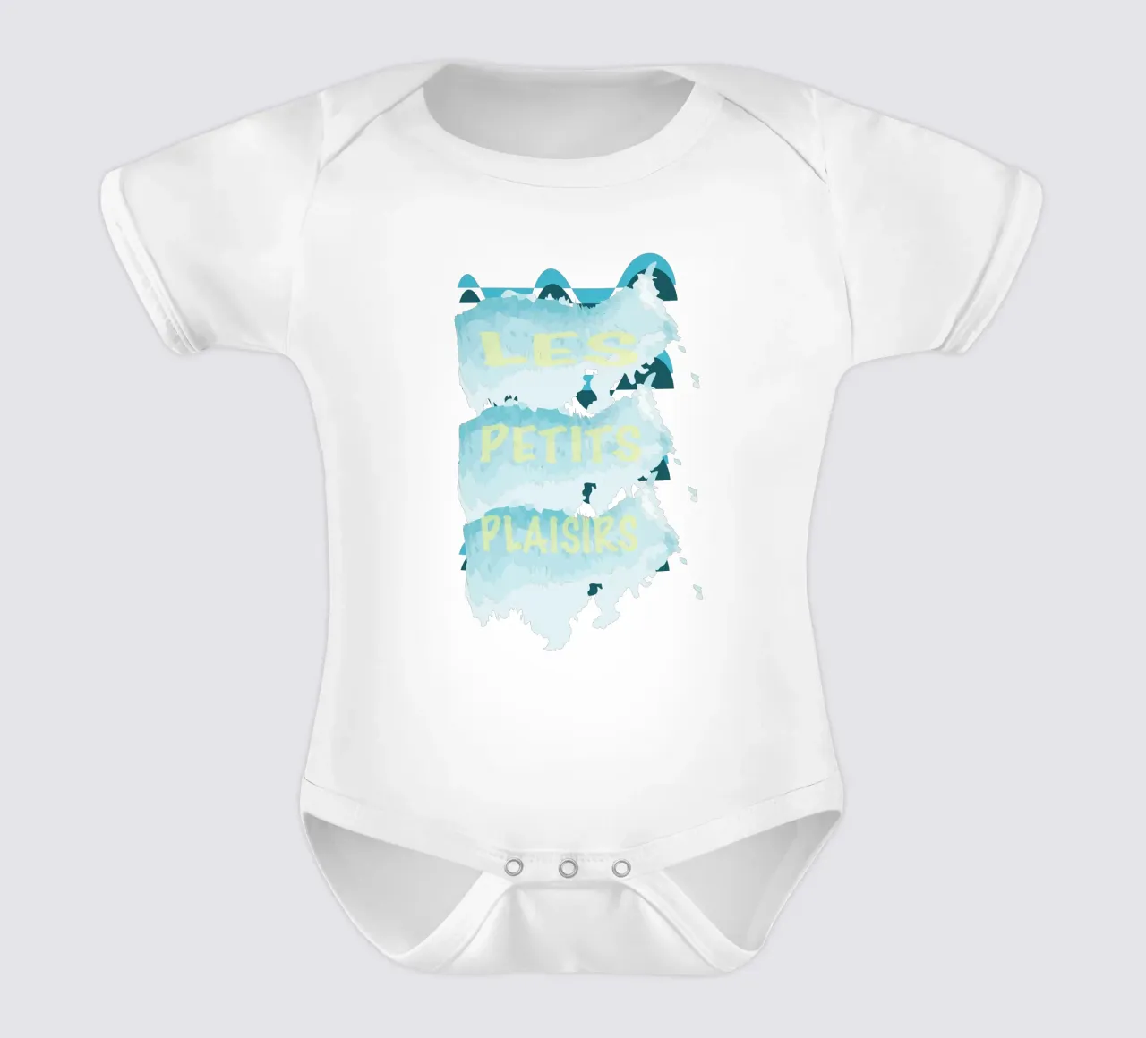 Piccoli piaceri in mare body neonato maniche corte da Design Plaisirs