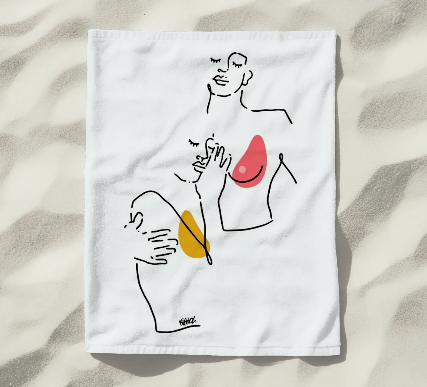 Two Love telo mare da Ninhol