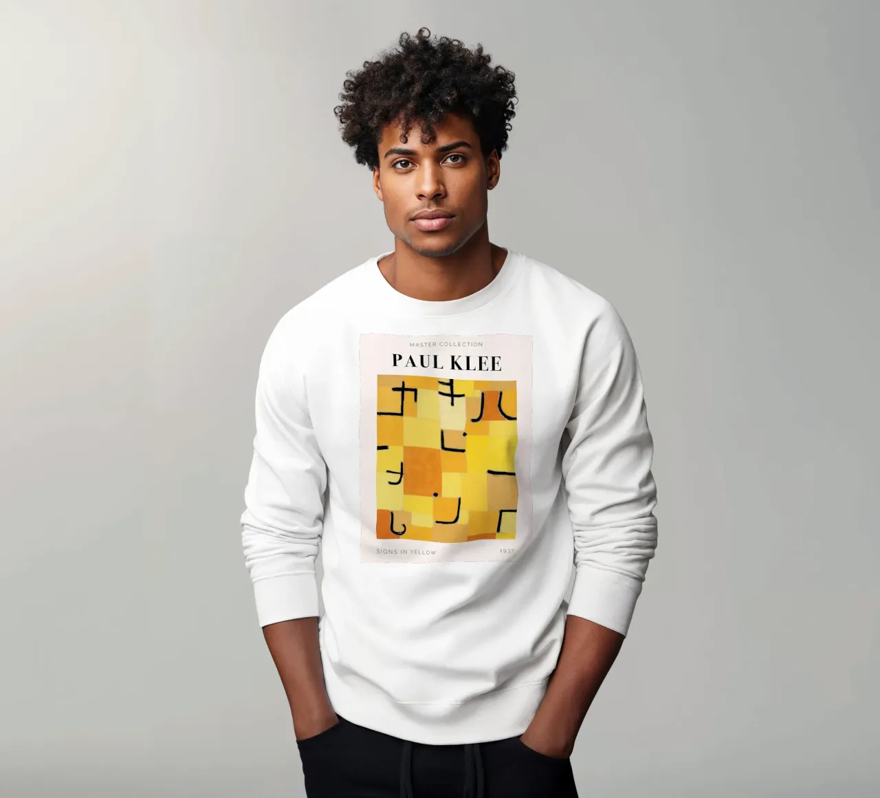 Schilder in Gelb, 1937 Sweatshirt von galang shop