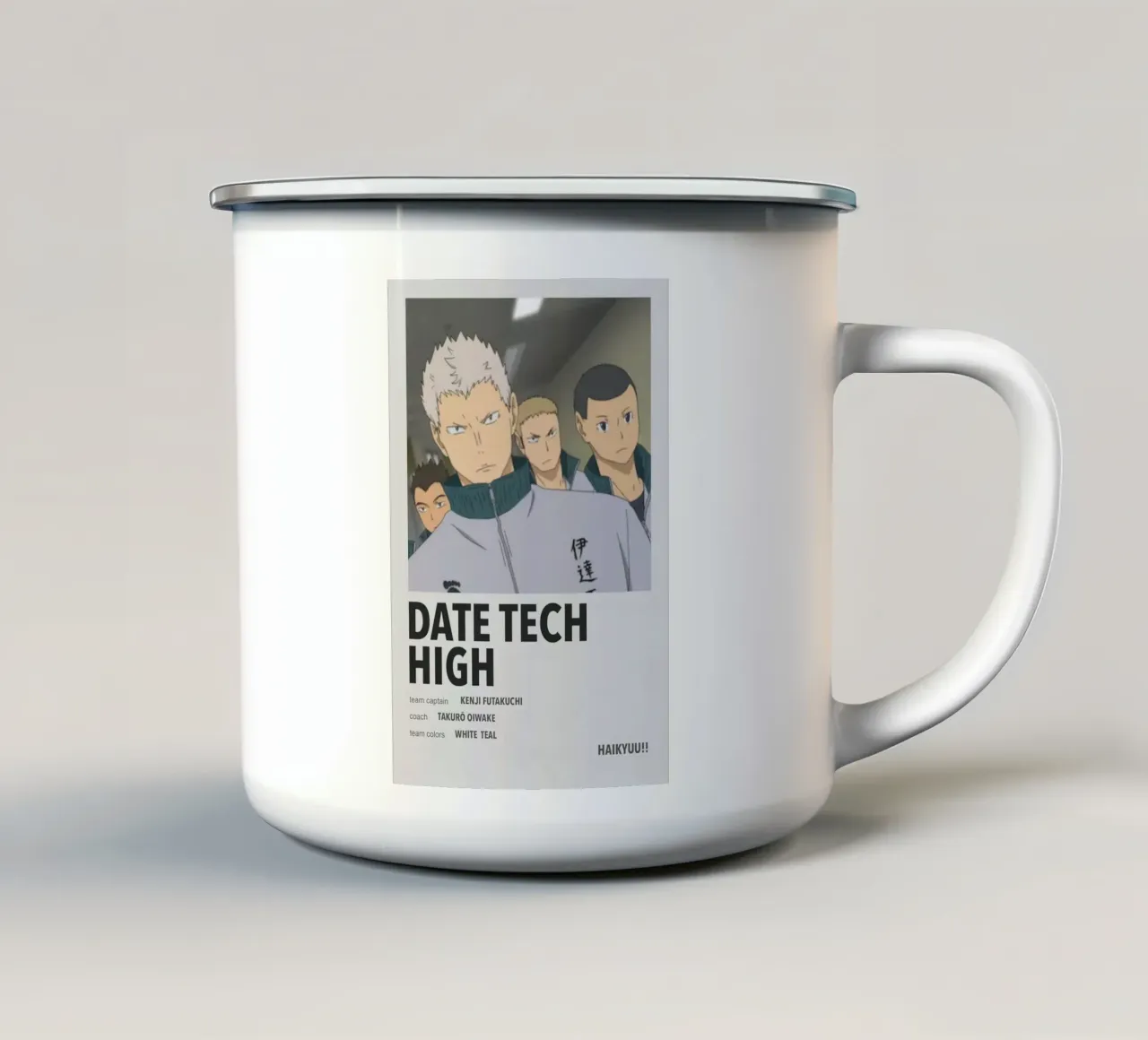 data tech high tazza in smalto da Green