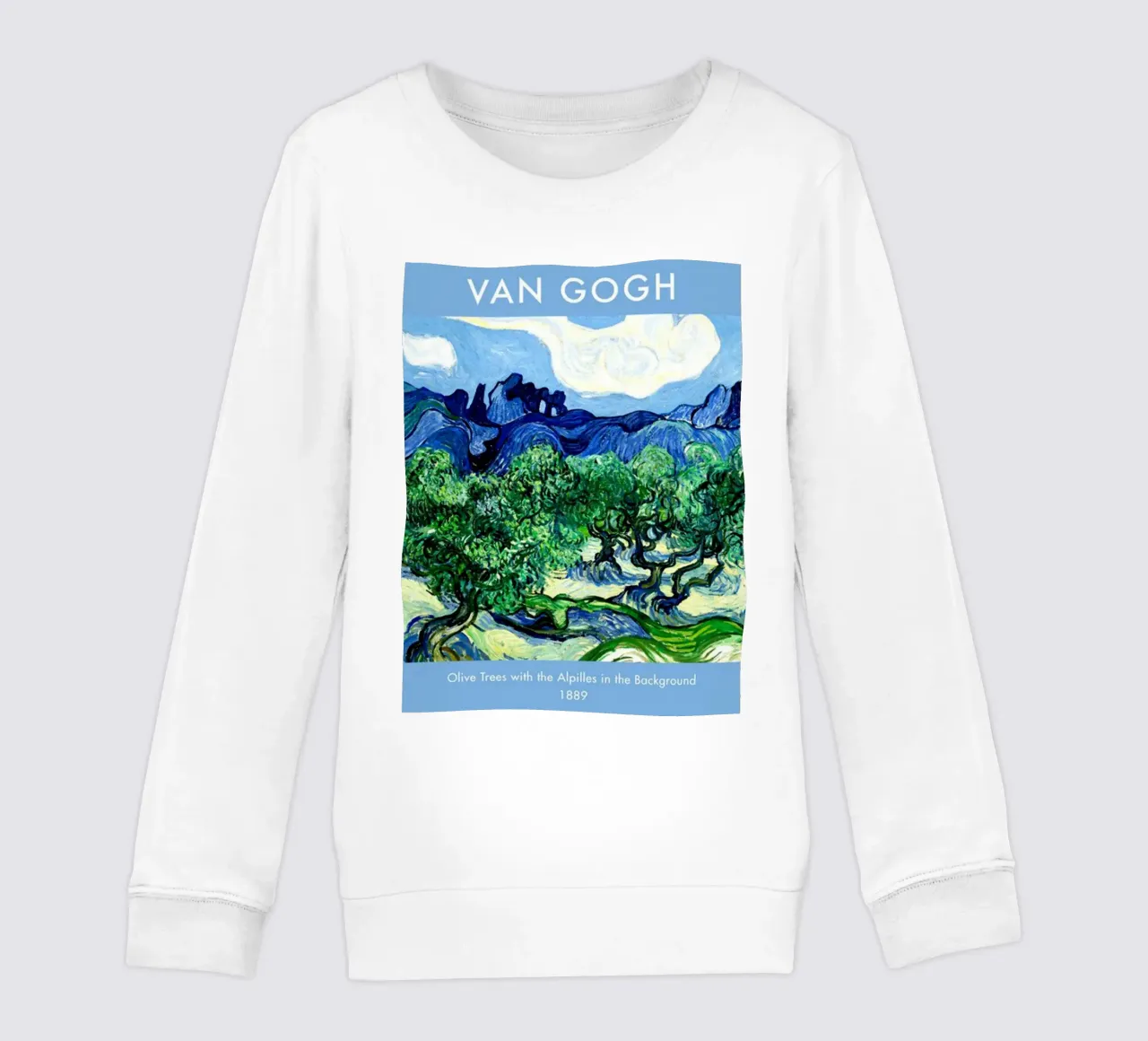 piantagione di ulivi con hils sullo sfondo felpa bambino da Piper Shop Oke