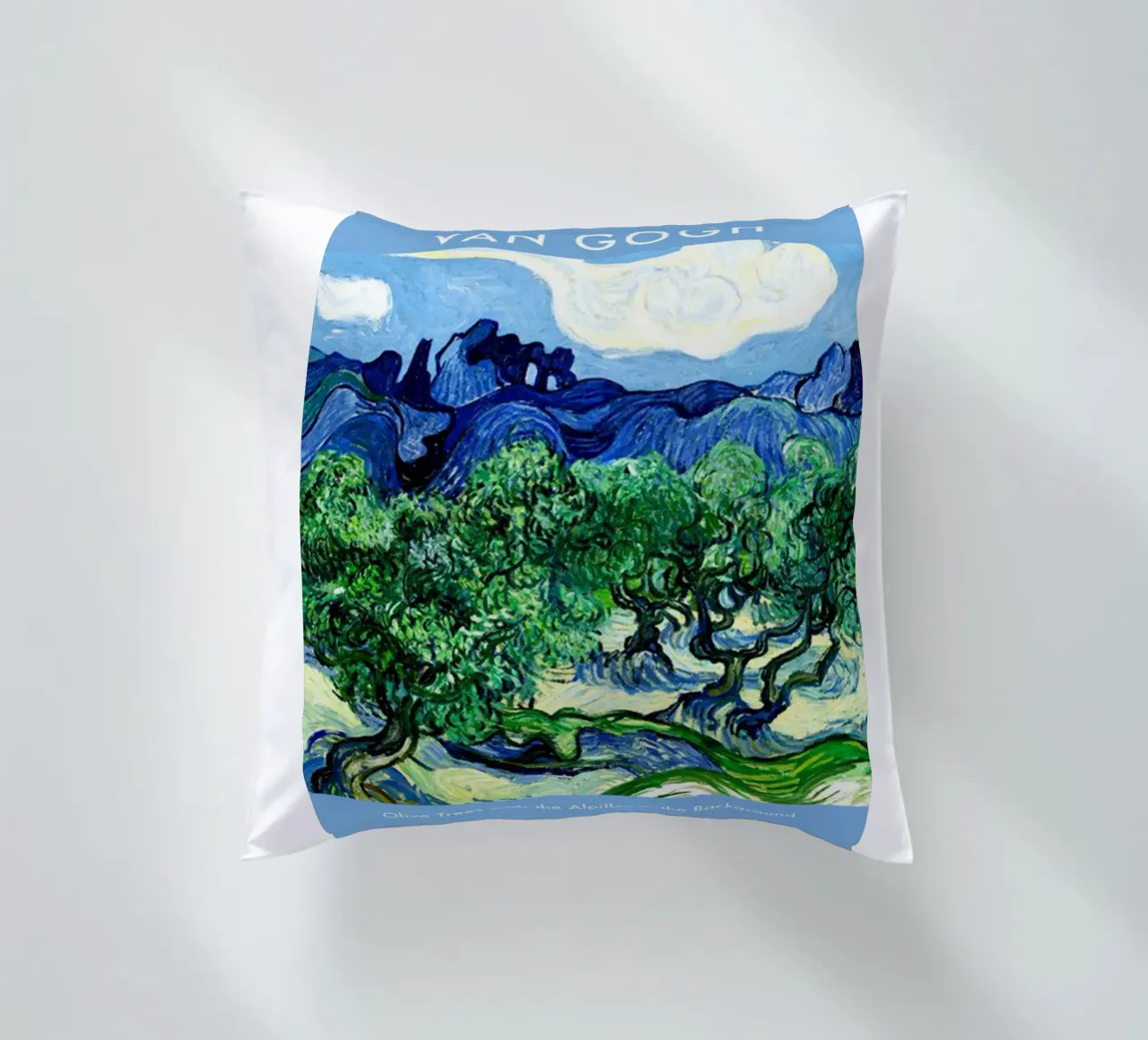 piantagione di ulivi con hils sullo sfondo cuscino da Piper Shop Oke