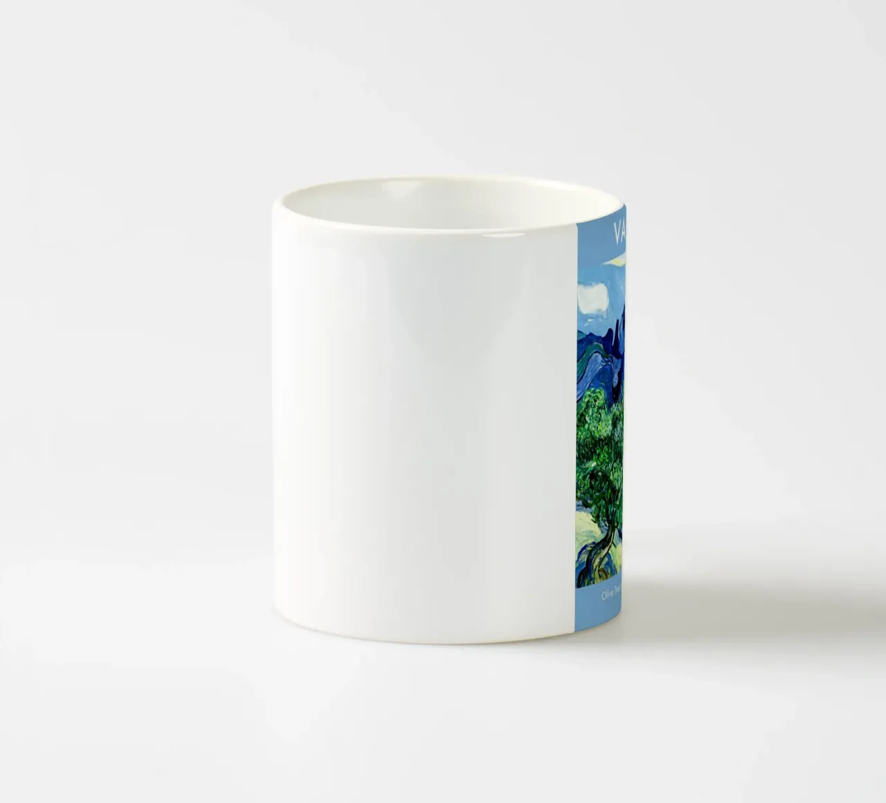 piantagione di ulivi con hils sullo sfondo tazza in ceramica da Piper Shop Oke