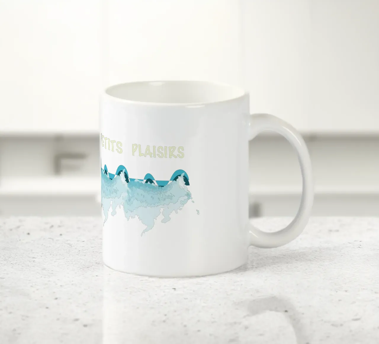 Cape Ocean ceramic mug by Design Plaisirs