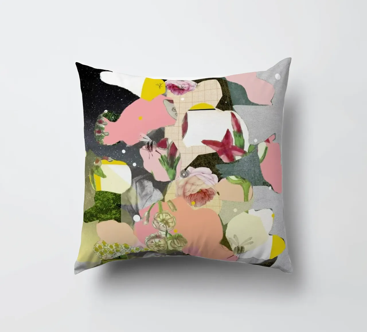 Flowers Still Life · Happy Abstraction 6a cuscino da Marko Köppe