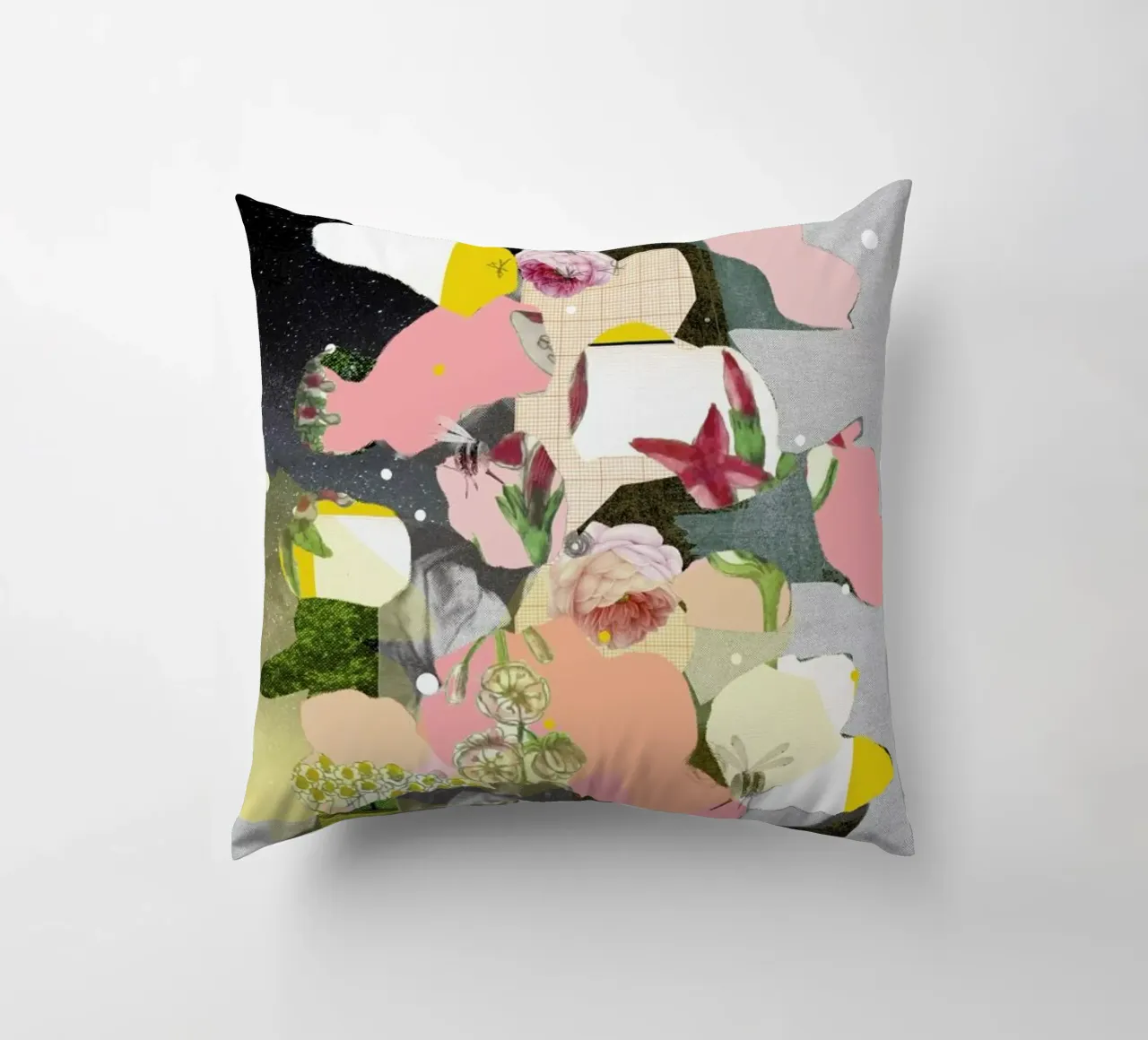 Flowers Still Life · Happy Abstraction 6a cuscino da Marko Köppe