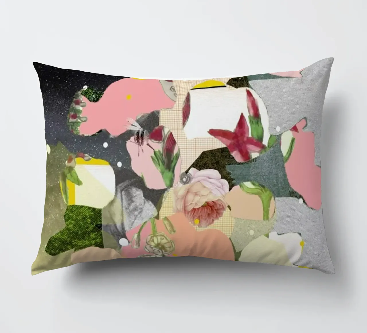 Flowers Still Life · Happy Abstraction 6a cuscino da Marko Köppe